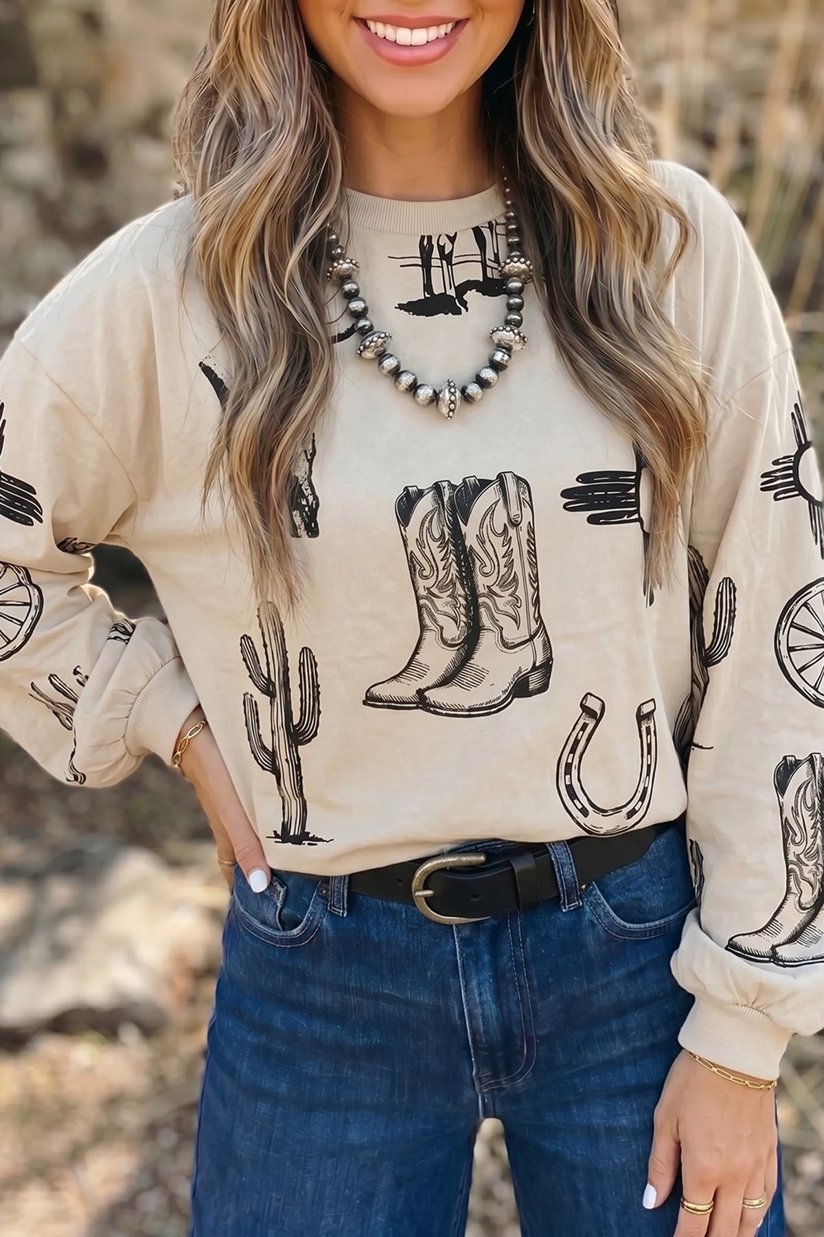 Boots & Horseshoes Western Top - PRE ORDER