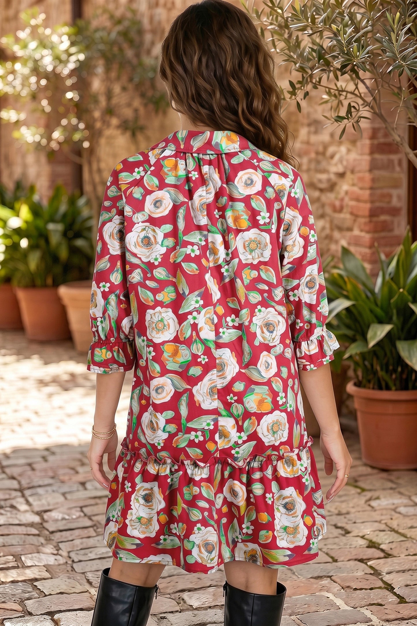 Southern Garden Floral Dress - PRE ORDER
