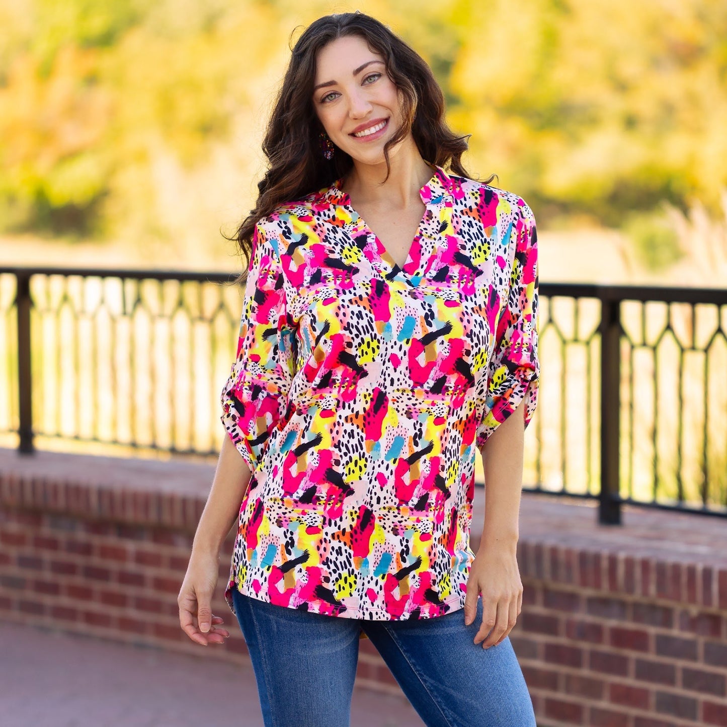 Bright PIzzaz Top