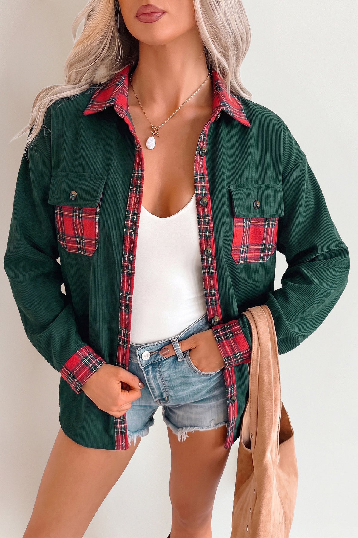 Country Christmas Plaid Jacket - PRE ORDER