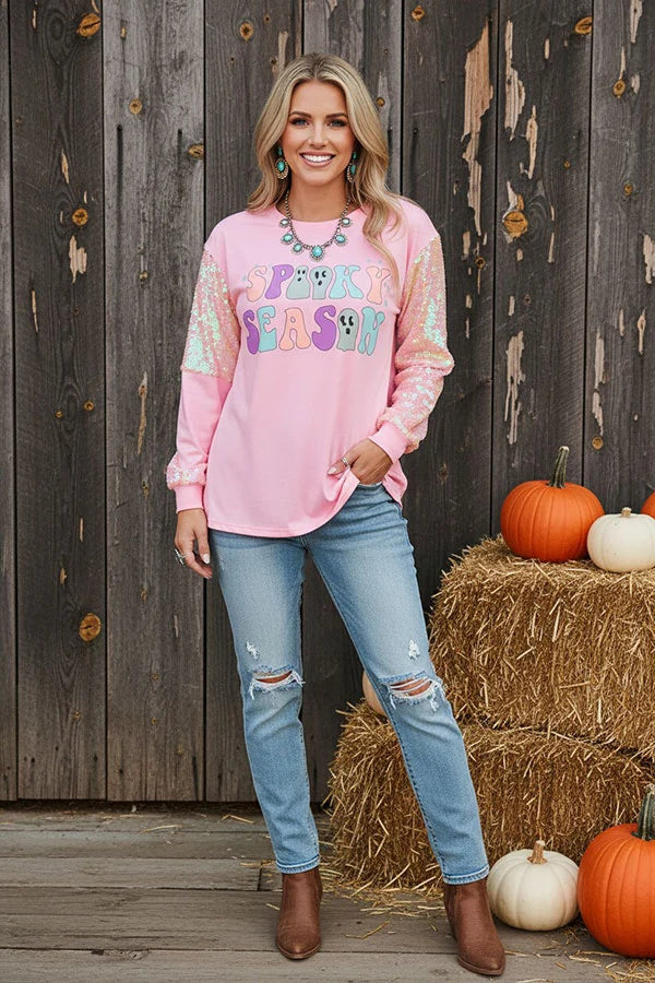 Pastel Spooky Season Top