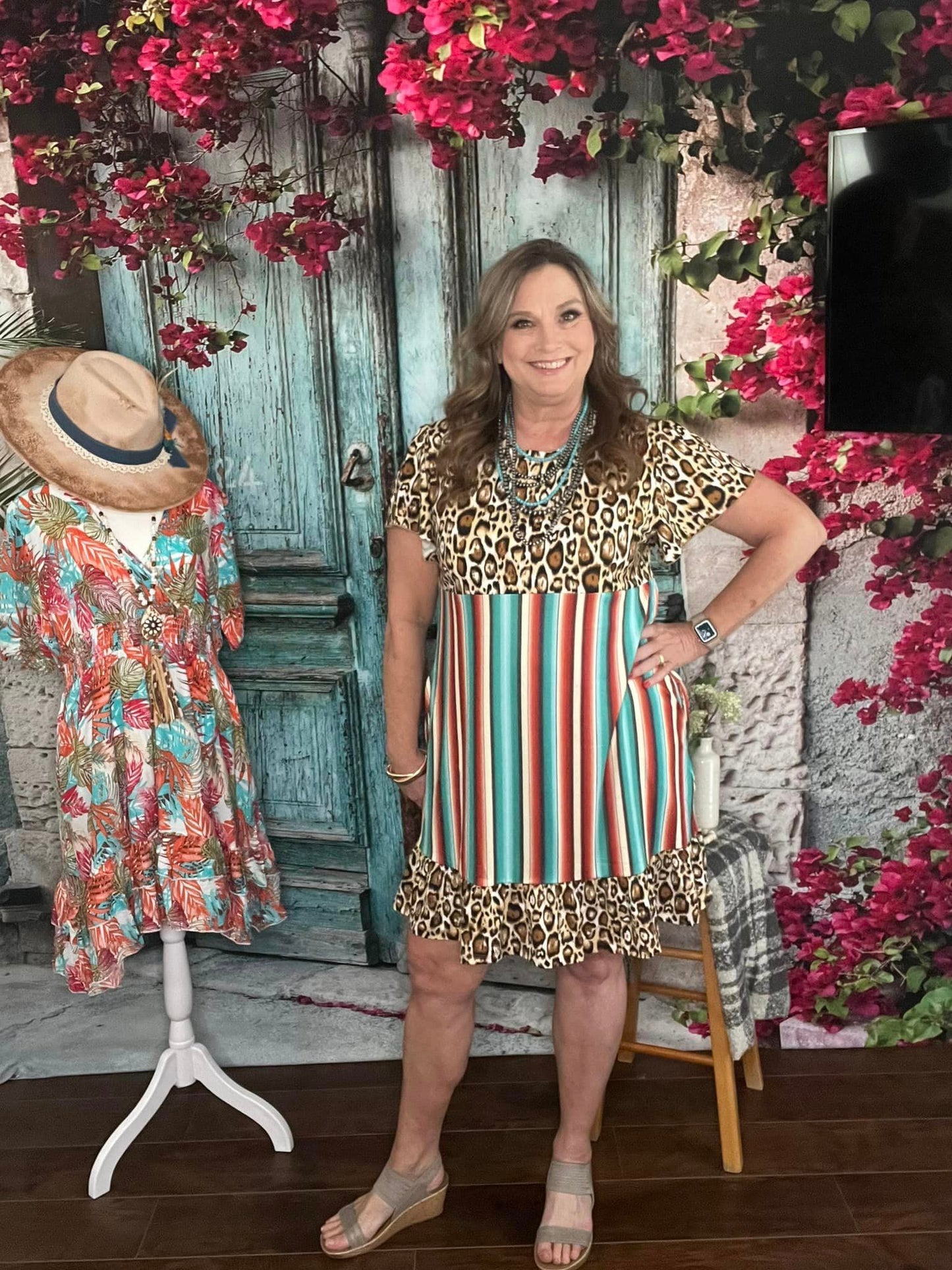 Western Strip Dress