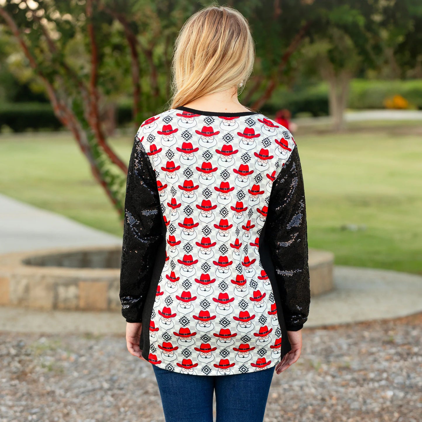 Western Wonderland Sequin Top