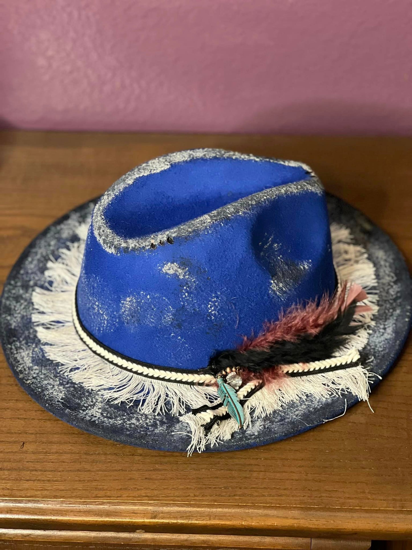 Royal Blue Short Brim Hat