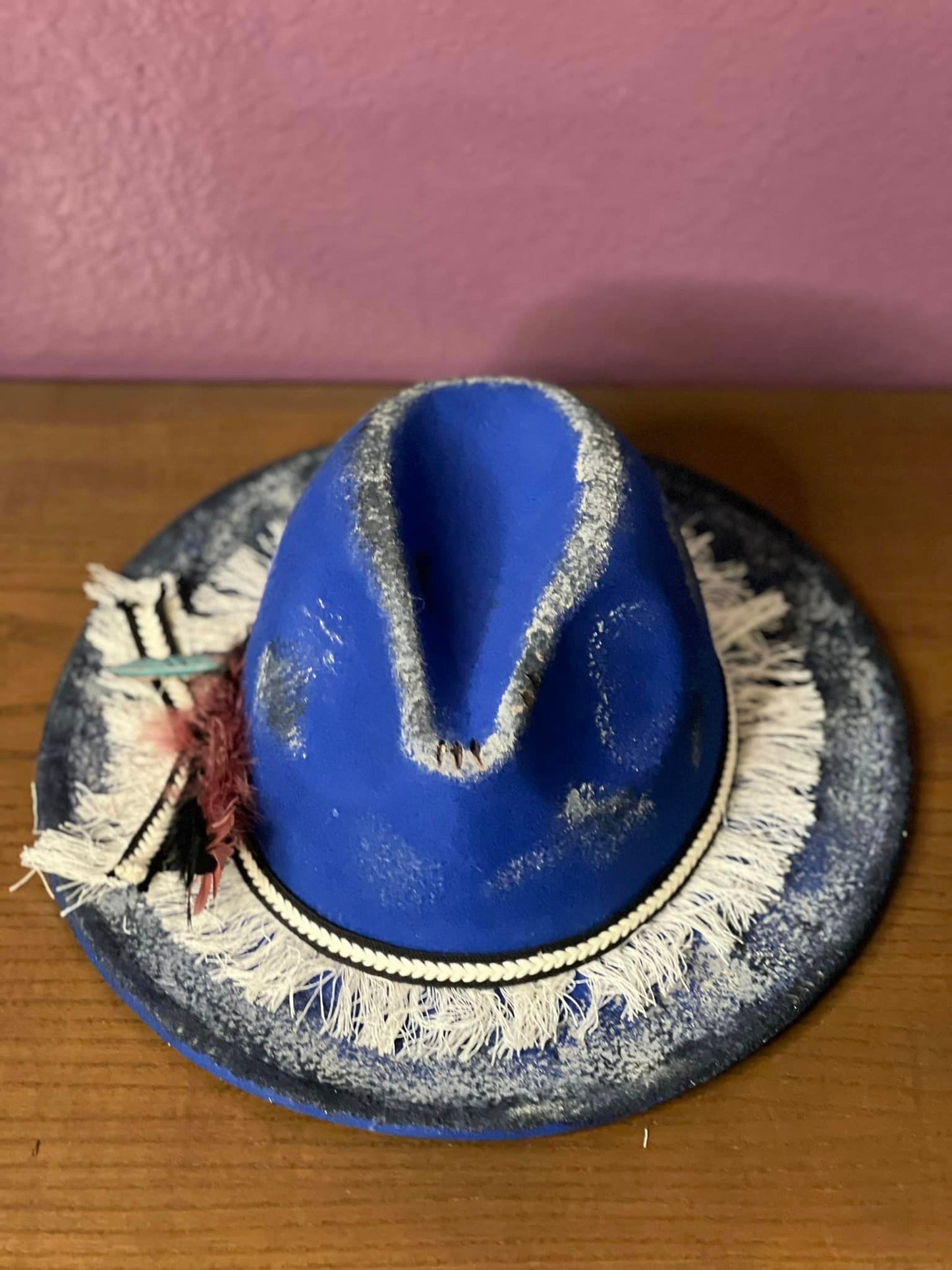 Royal Blue Short Brim Hat