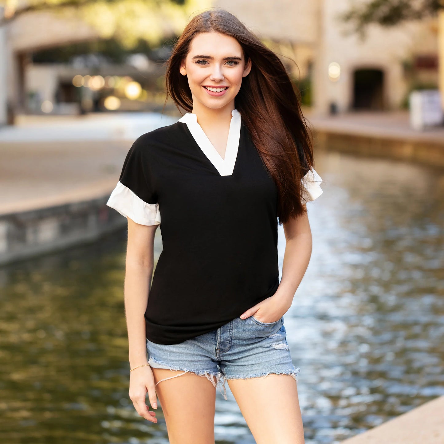Sugar Pop Ruffle Top
