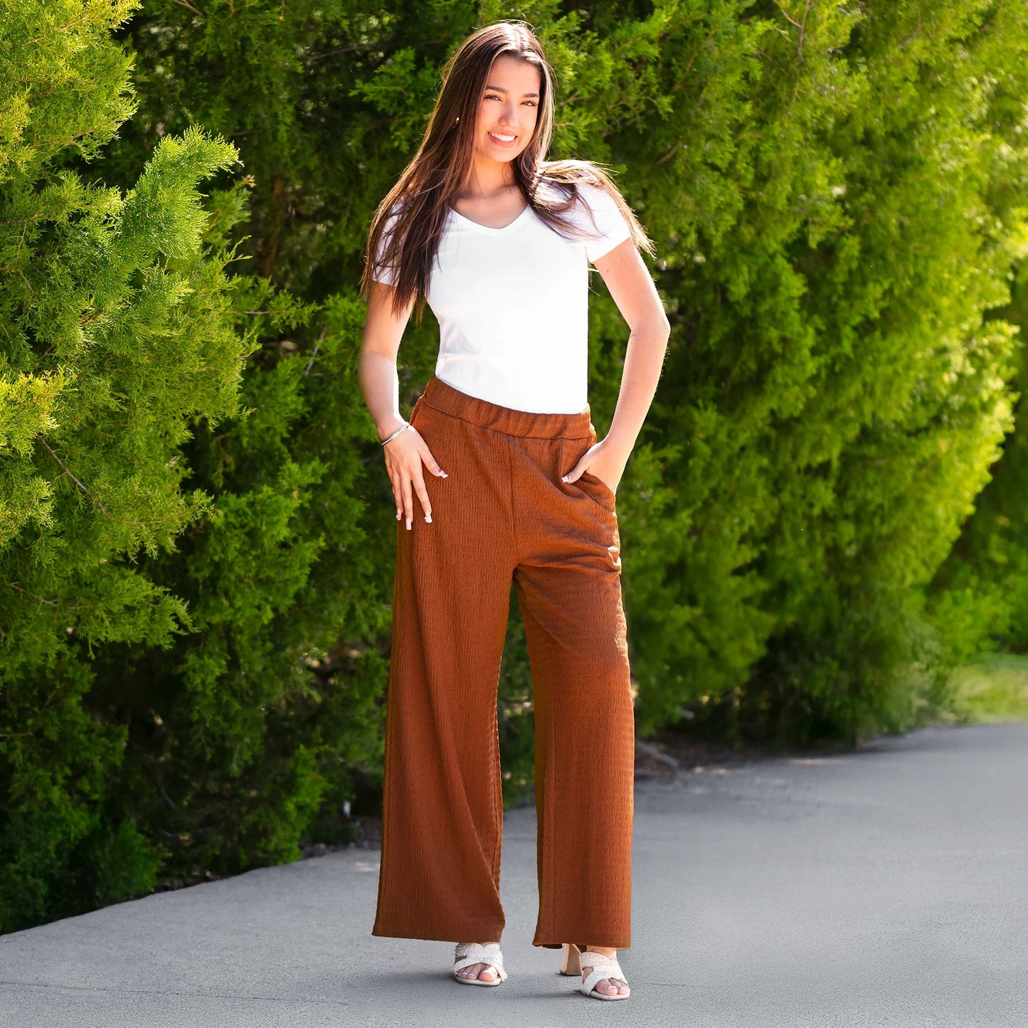Summer Stroll Pants - in Brown