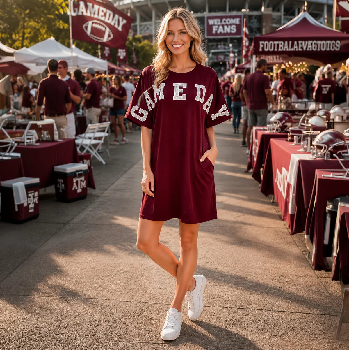 Game Day Ready Tee Dress