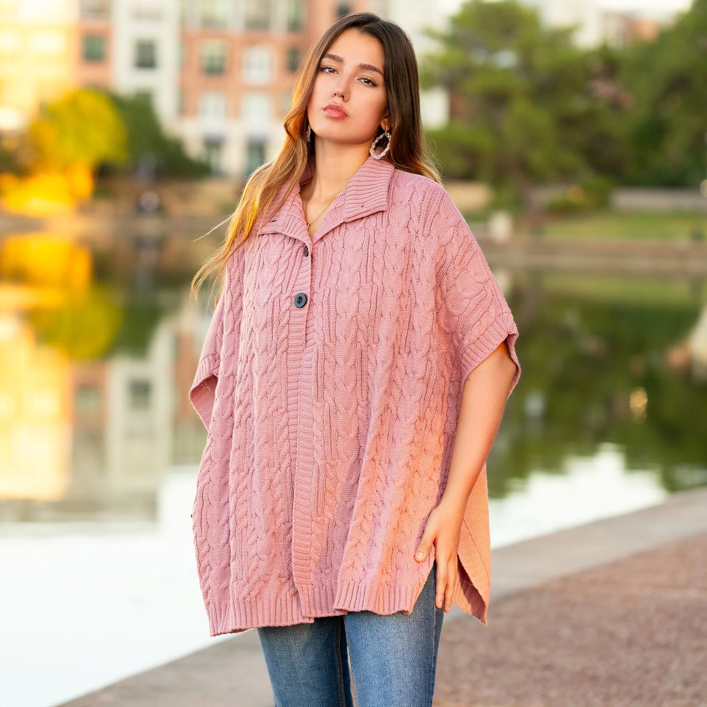 Cozy Cascade Knit Vest