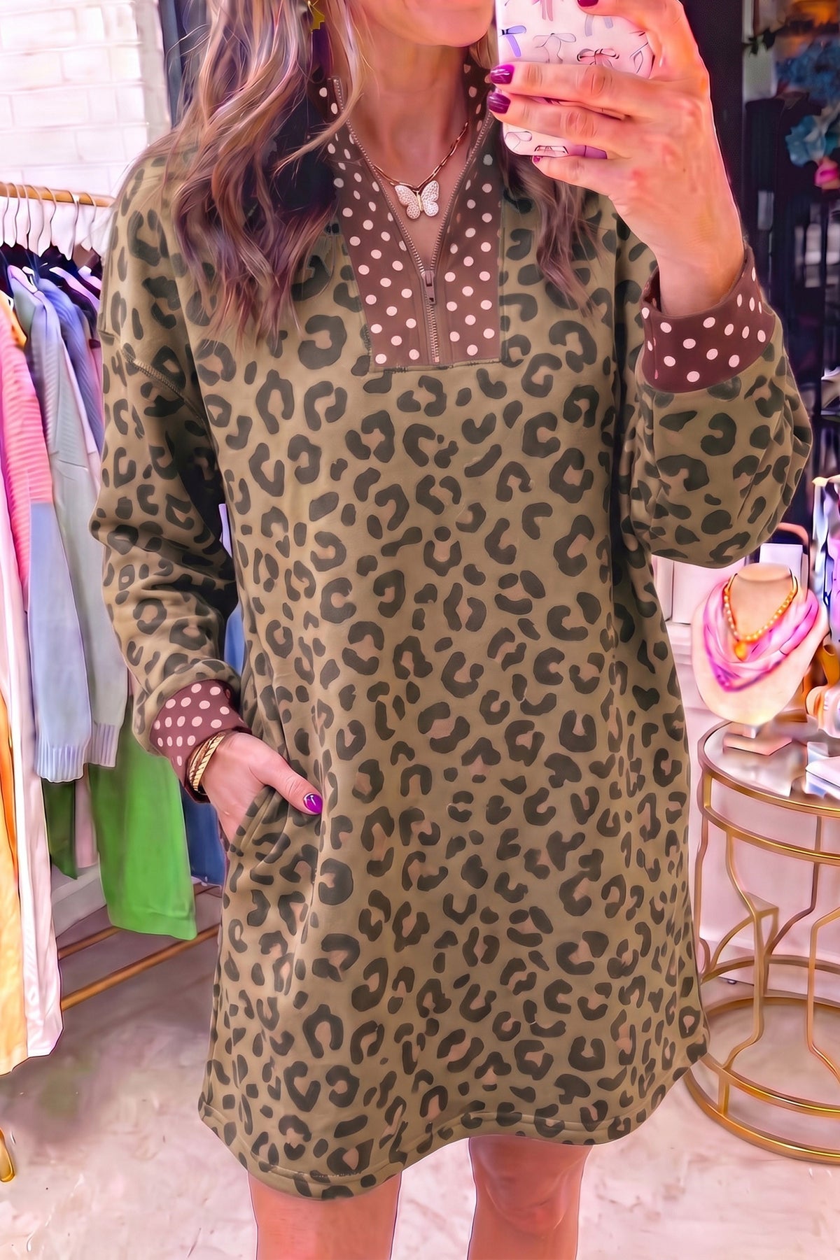 Southern Charm Leopard Dress - PRE ORDER