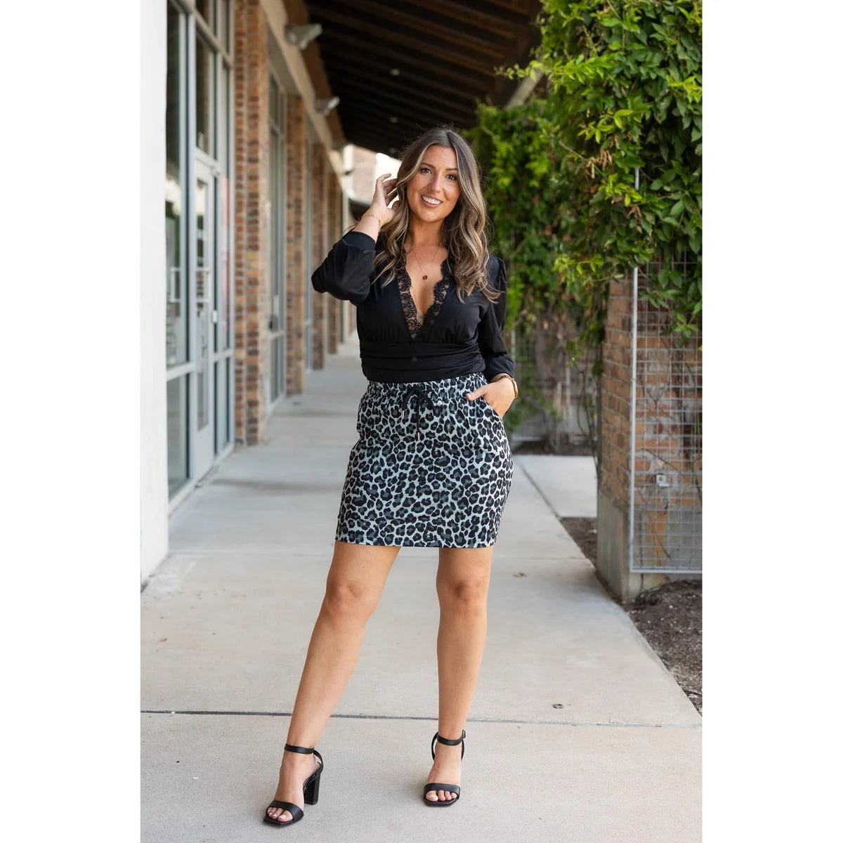 The Frankie Printed Jogger Skirt - PRE ORDER