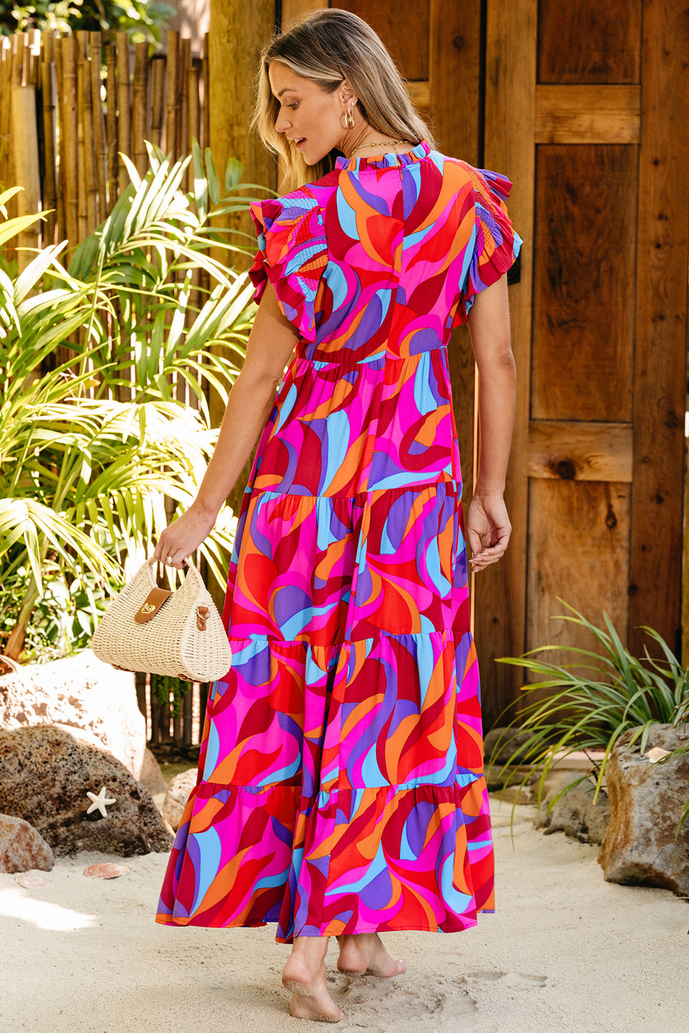 Painted Grace Tiered Dress
