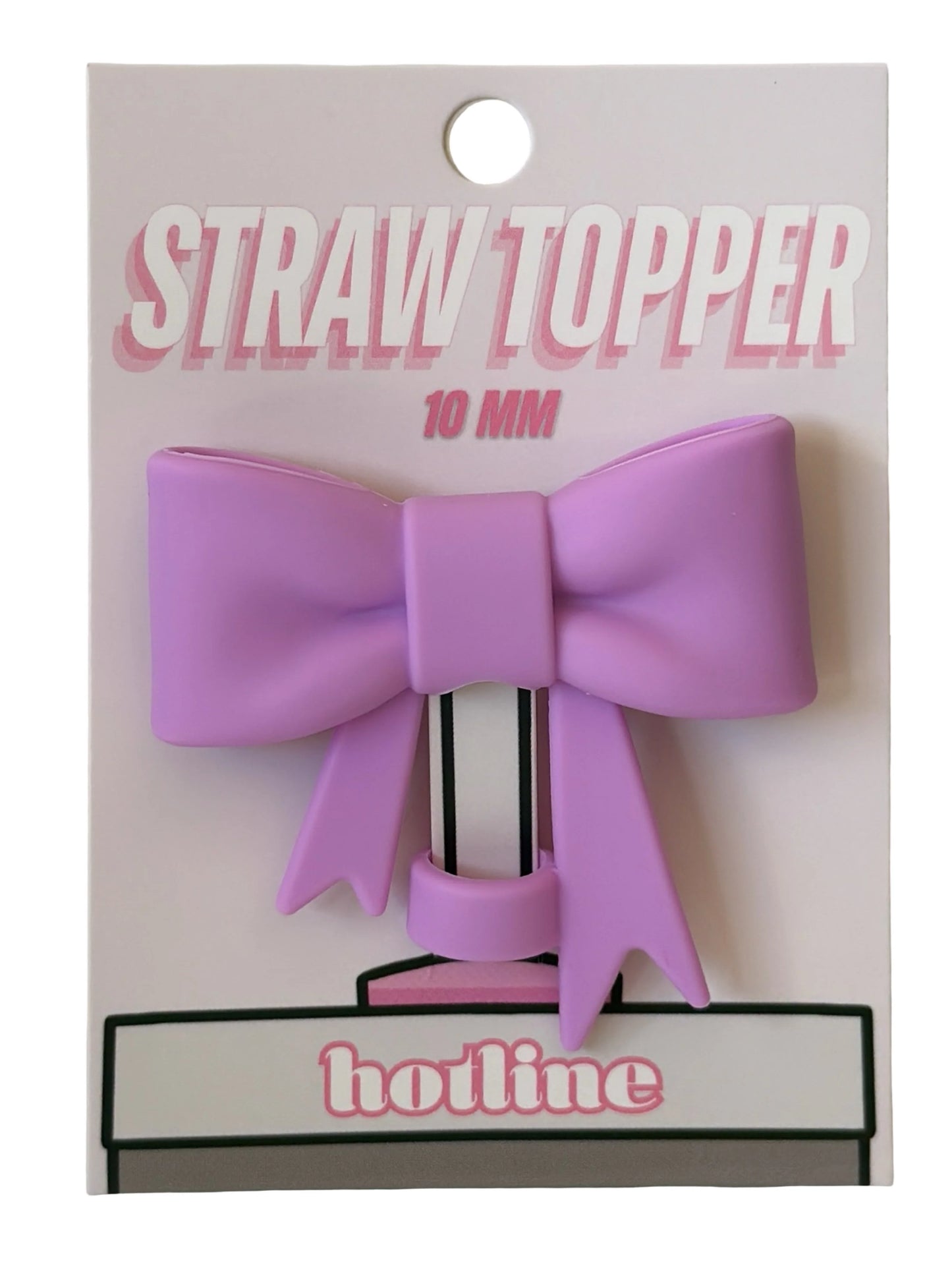 Bow Straw Topper
