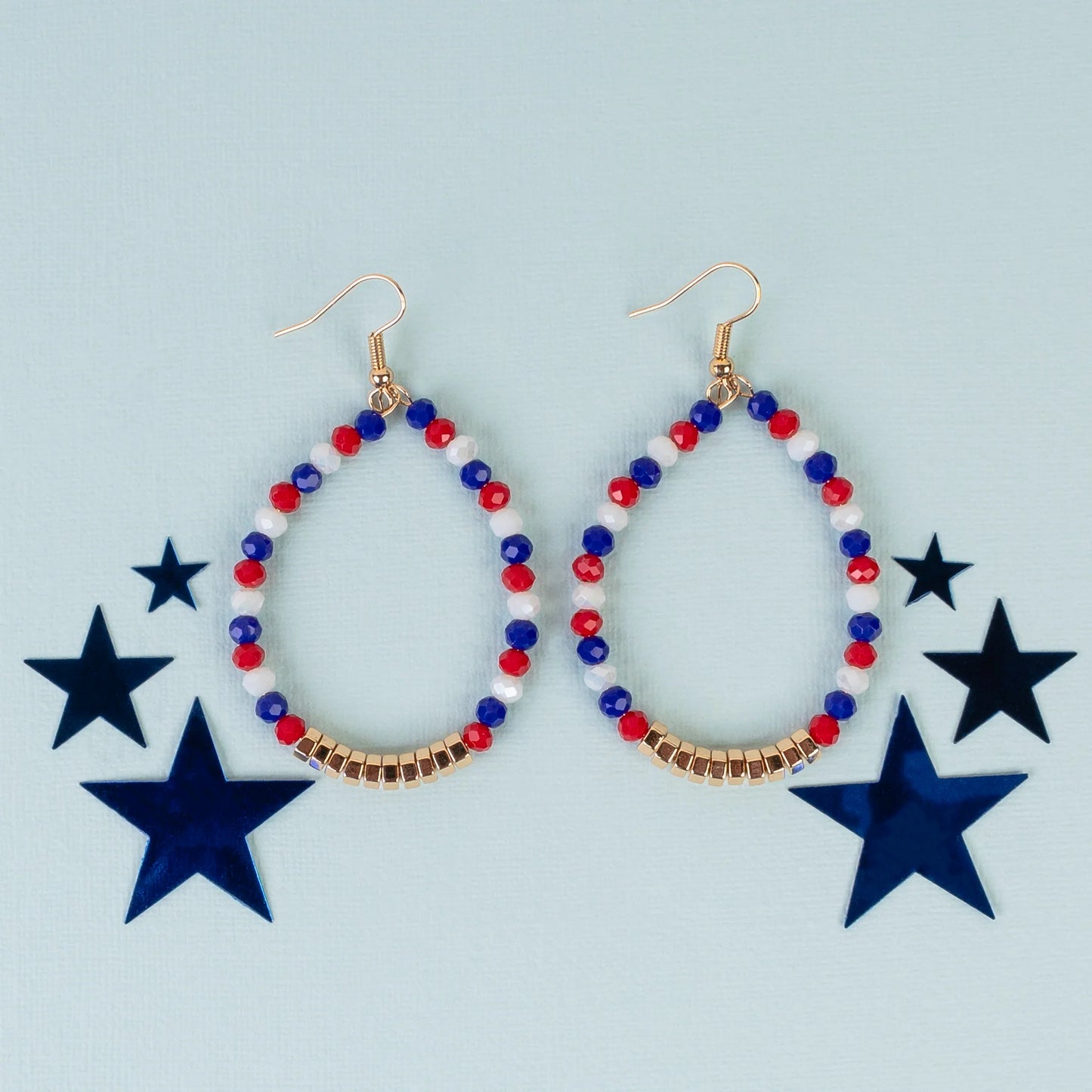 Beaded Bliss Hoops