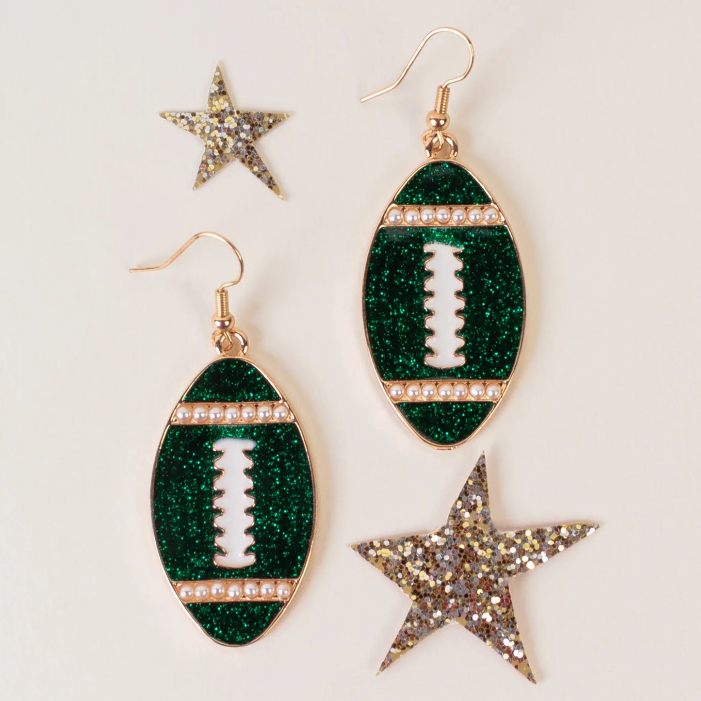 The Touchdown Pearls Earrings