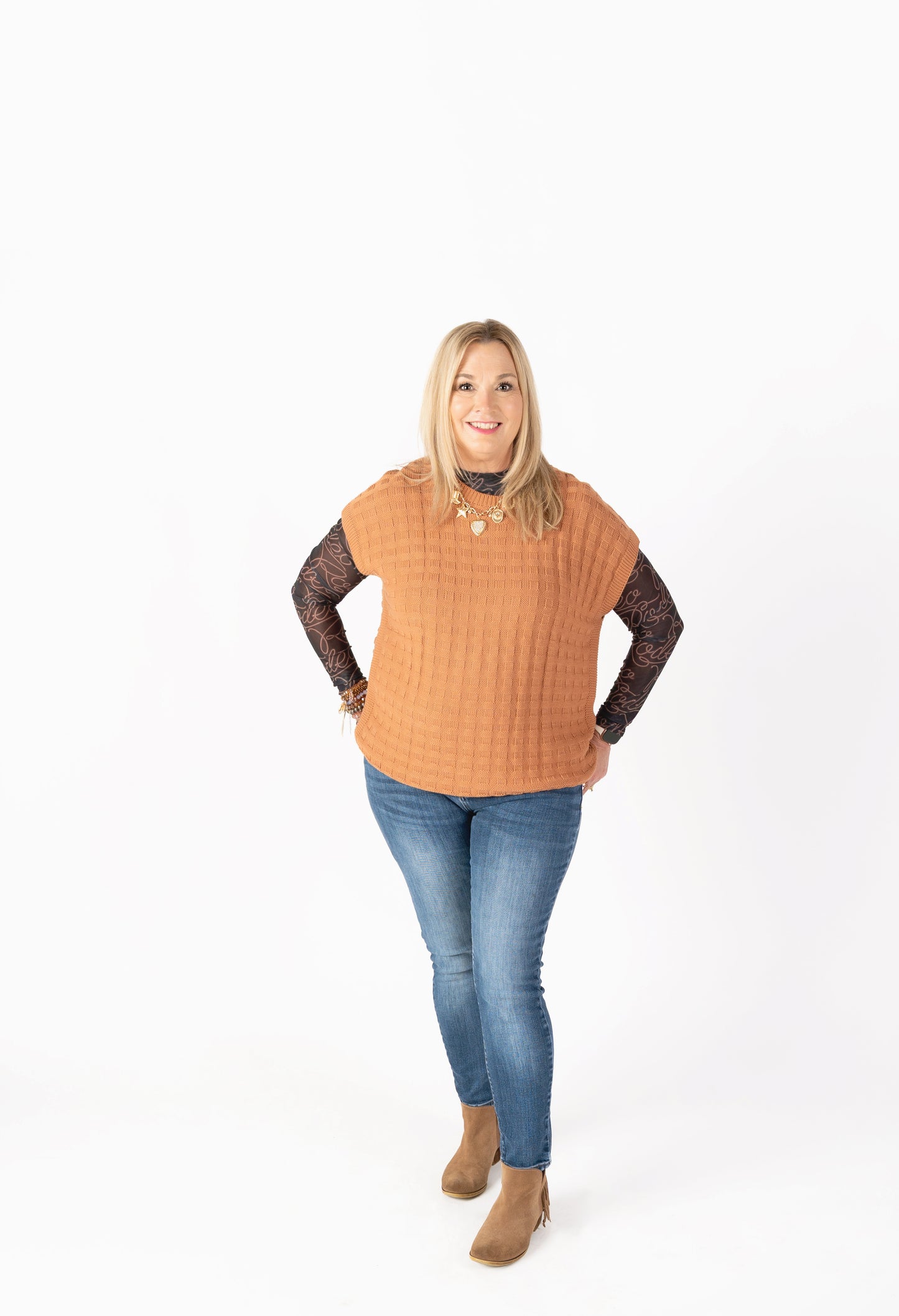 Rodeo Rebel Mesh Top