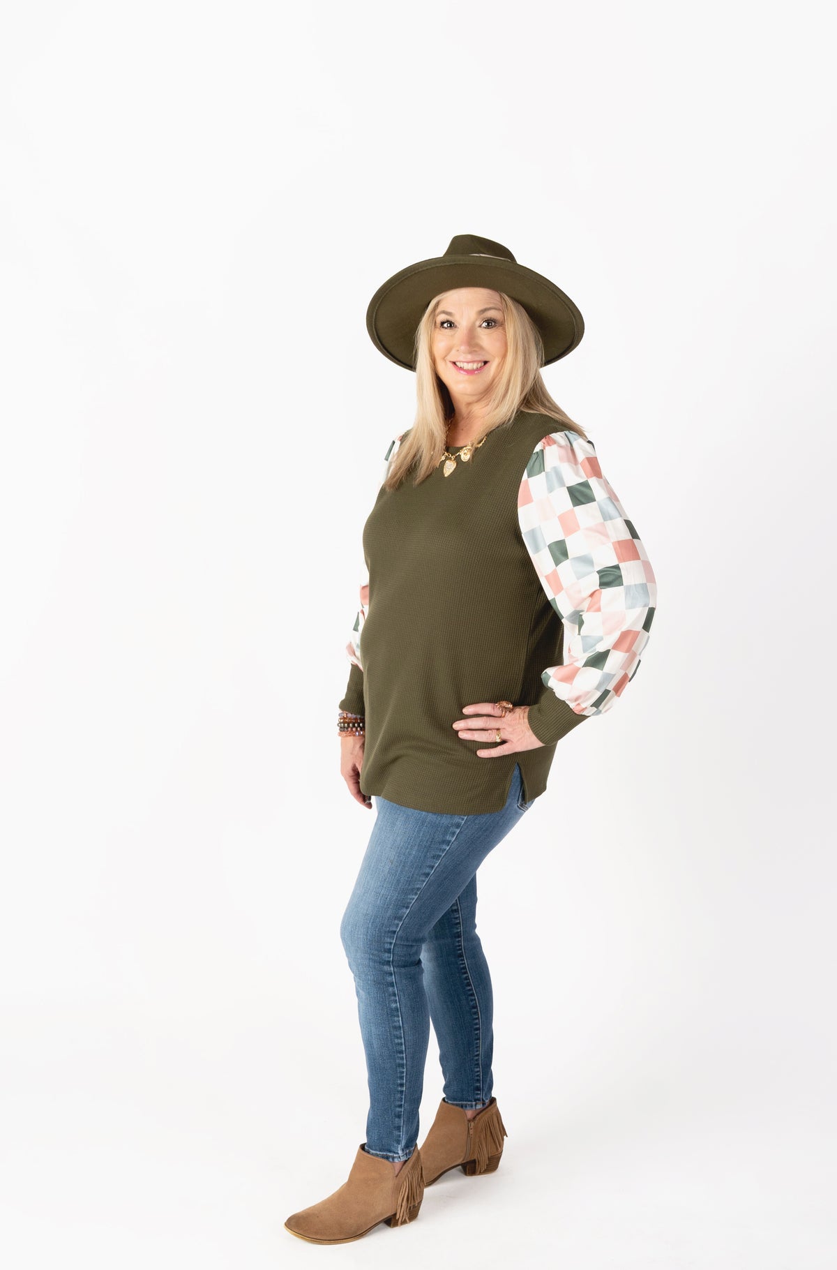 Harvest Plaid Dreams Top