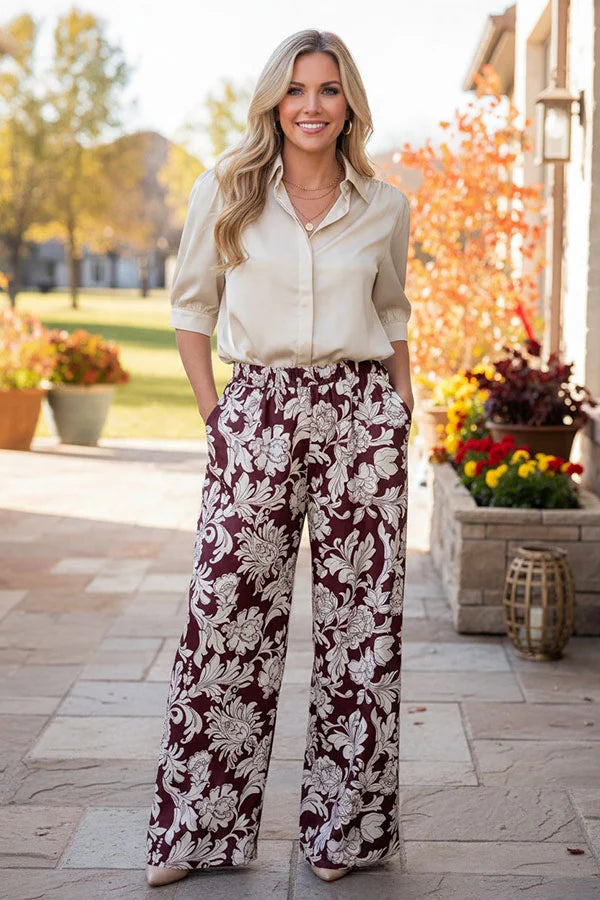 Wildflower Rodeo Wide-Leg Pants