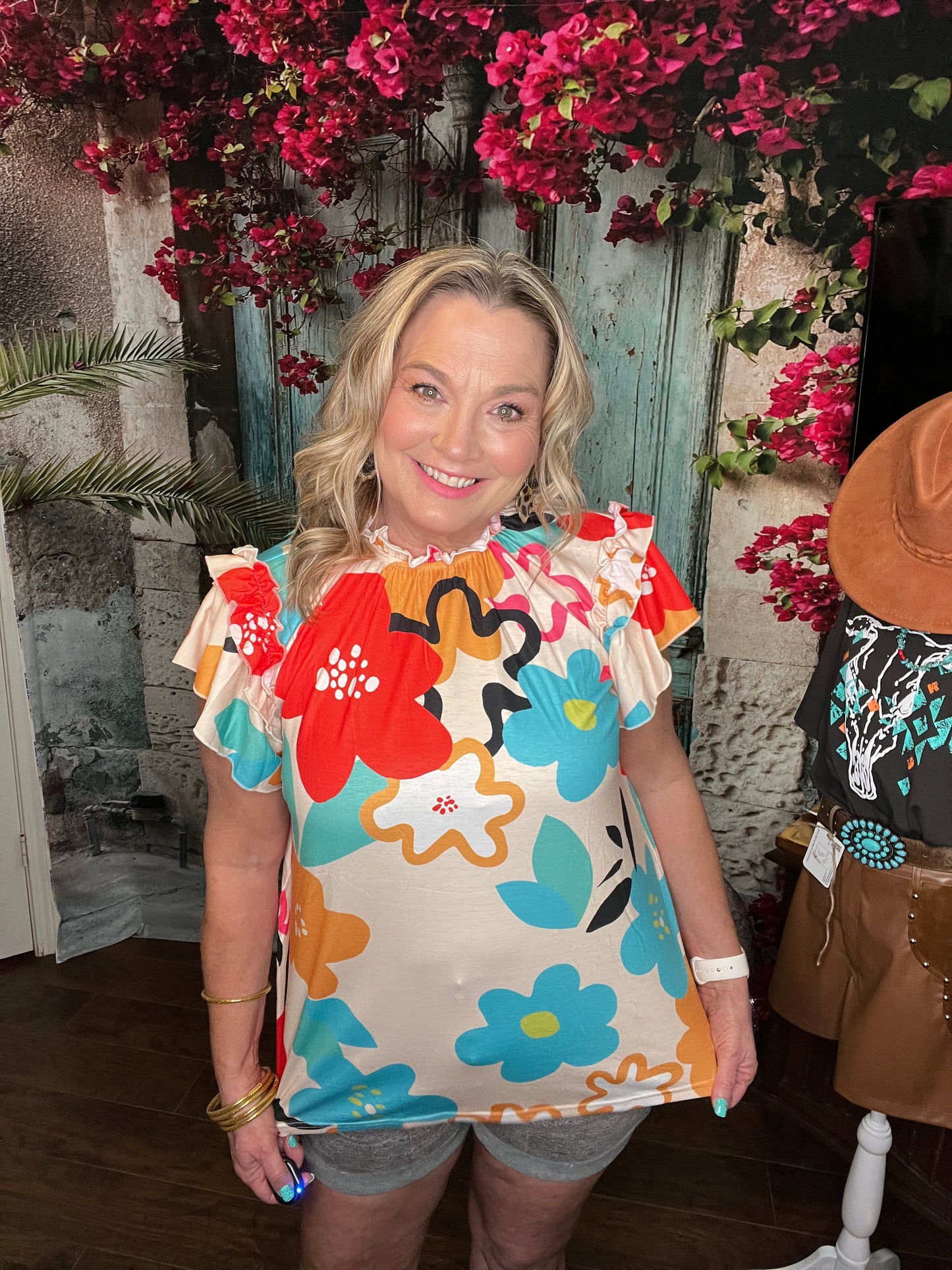 Bright Blooms Top