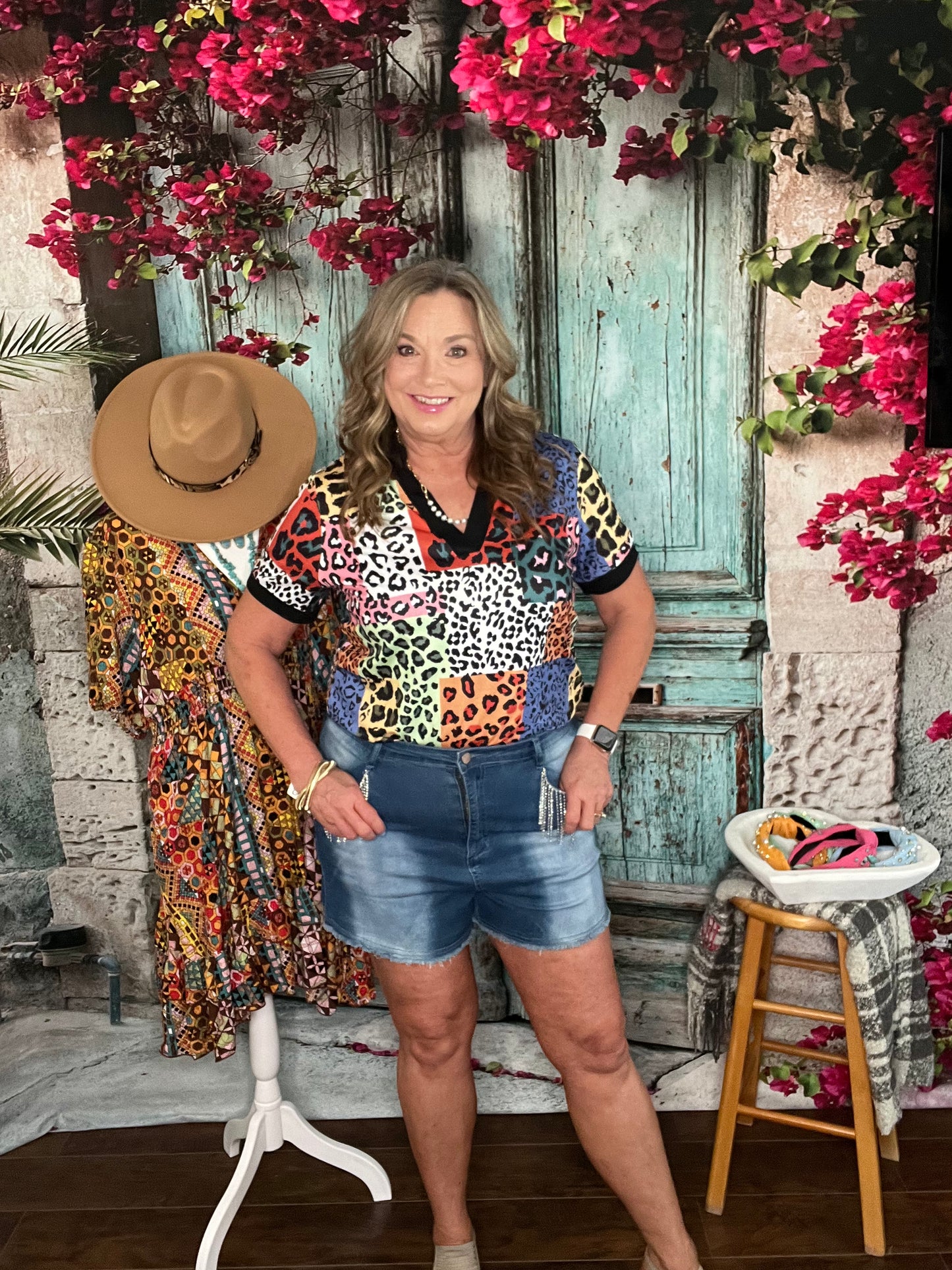 Wild Fusion Patchwork Top