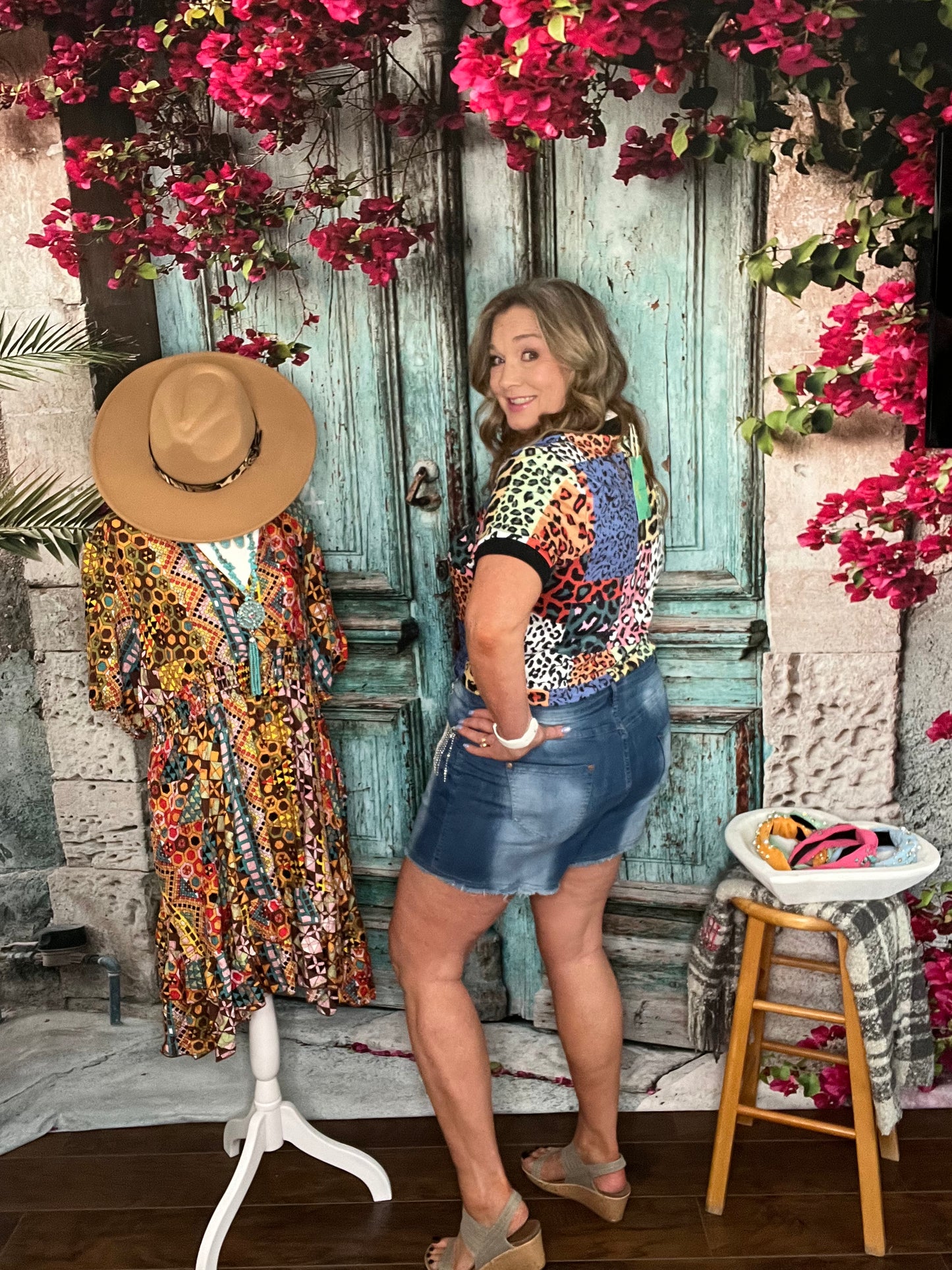 Wild Fusion Patchwork Top