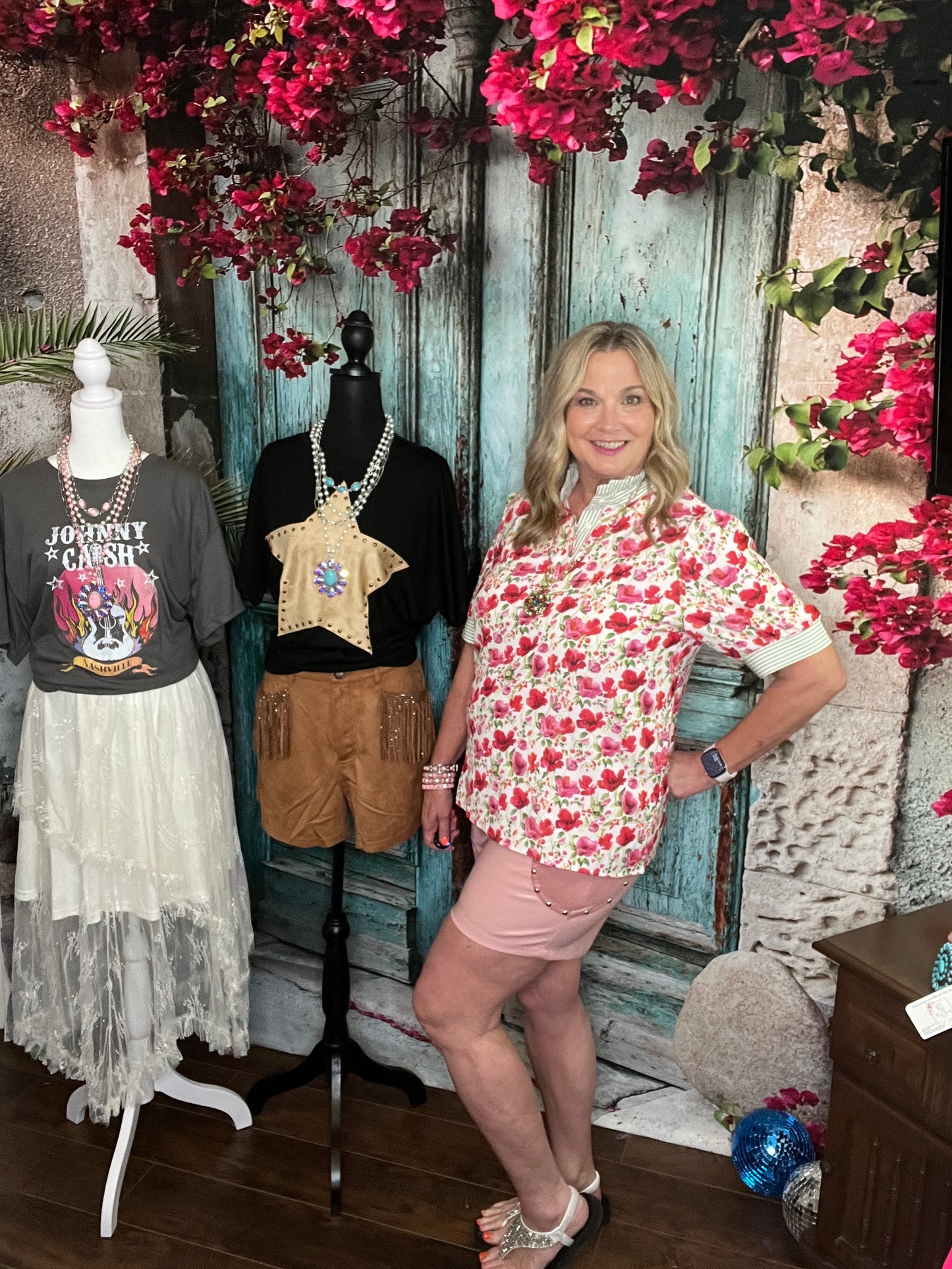 Garden Stripe Delight Top