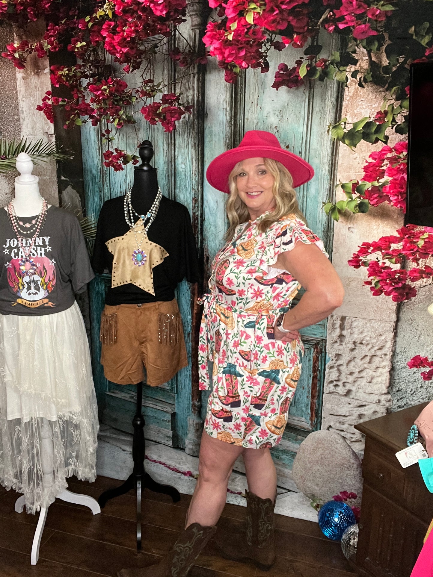 Cowgirl Bloom Romper