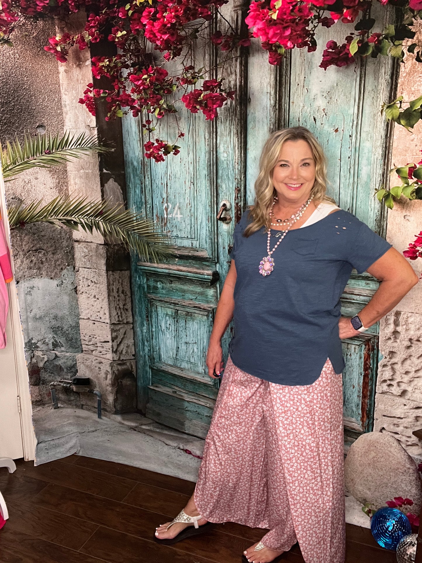 Blossom Breeze Palazzo Pants