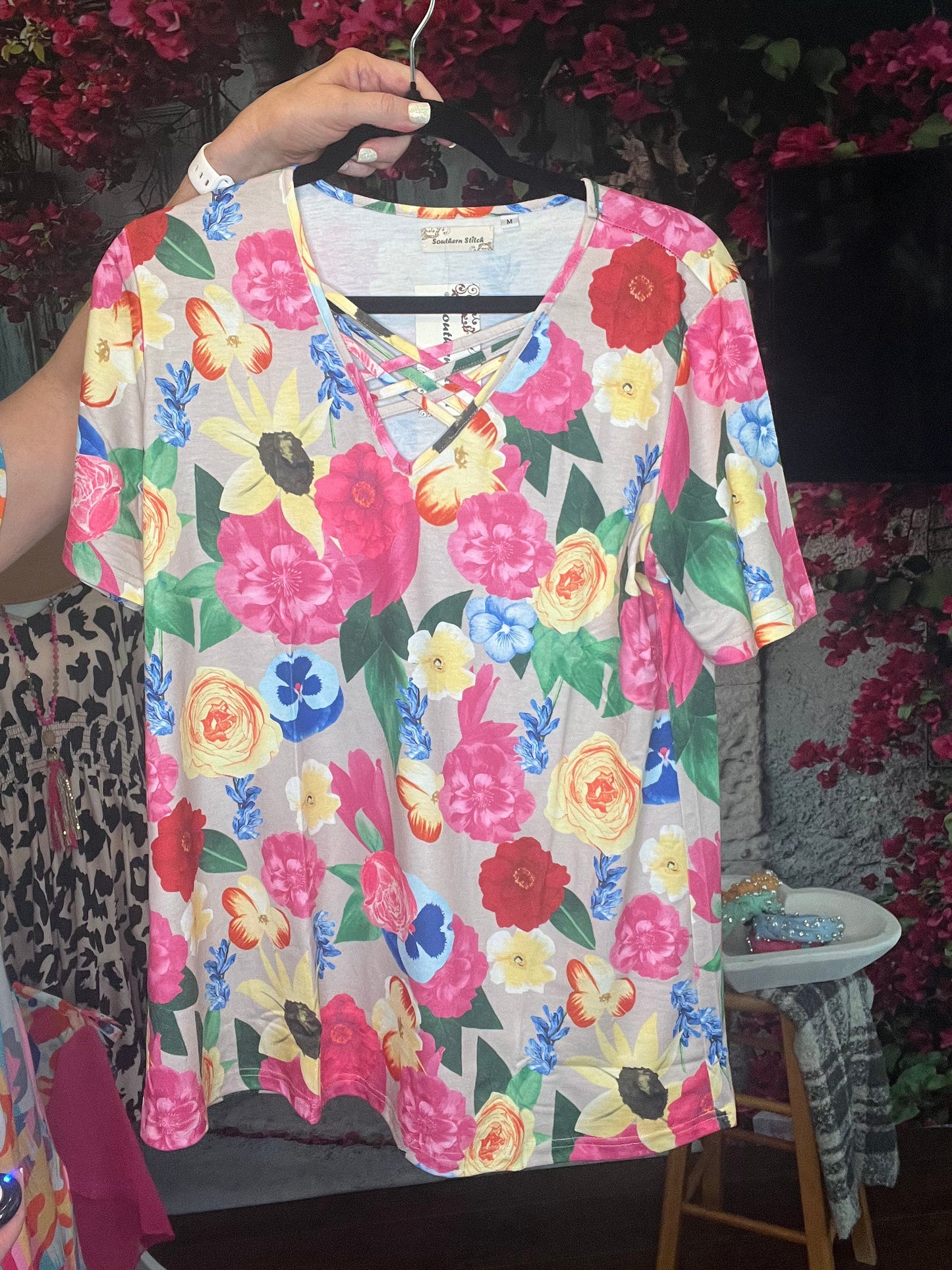 Bright Floral top
