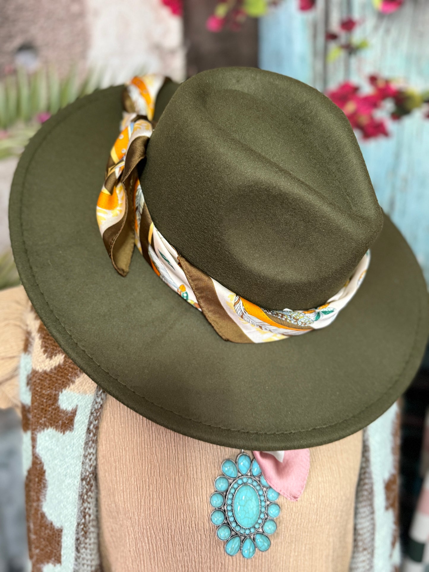 Golden Sage Brim Hat