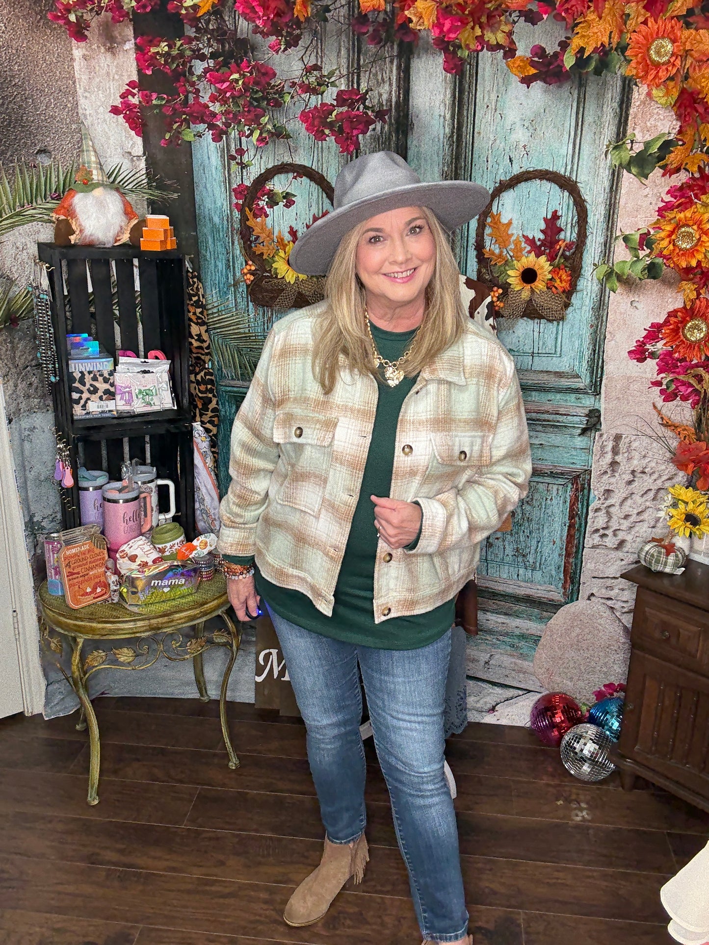 Cozy Trails Plaid Jacket