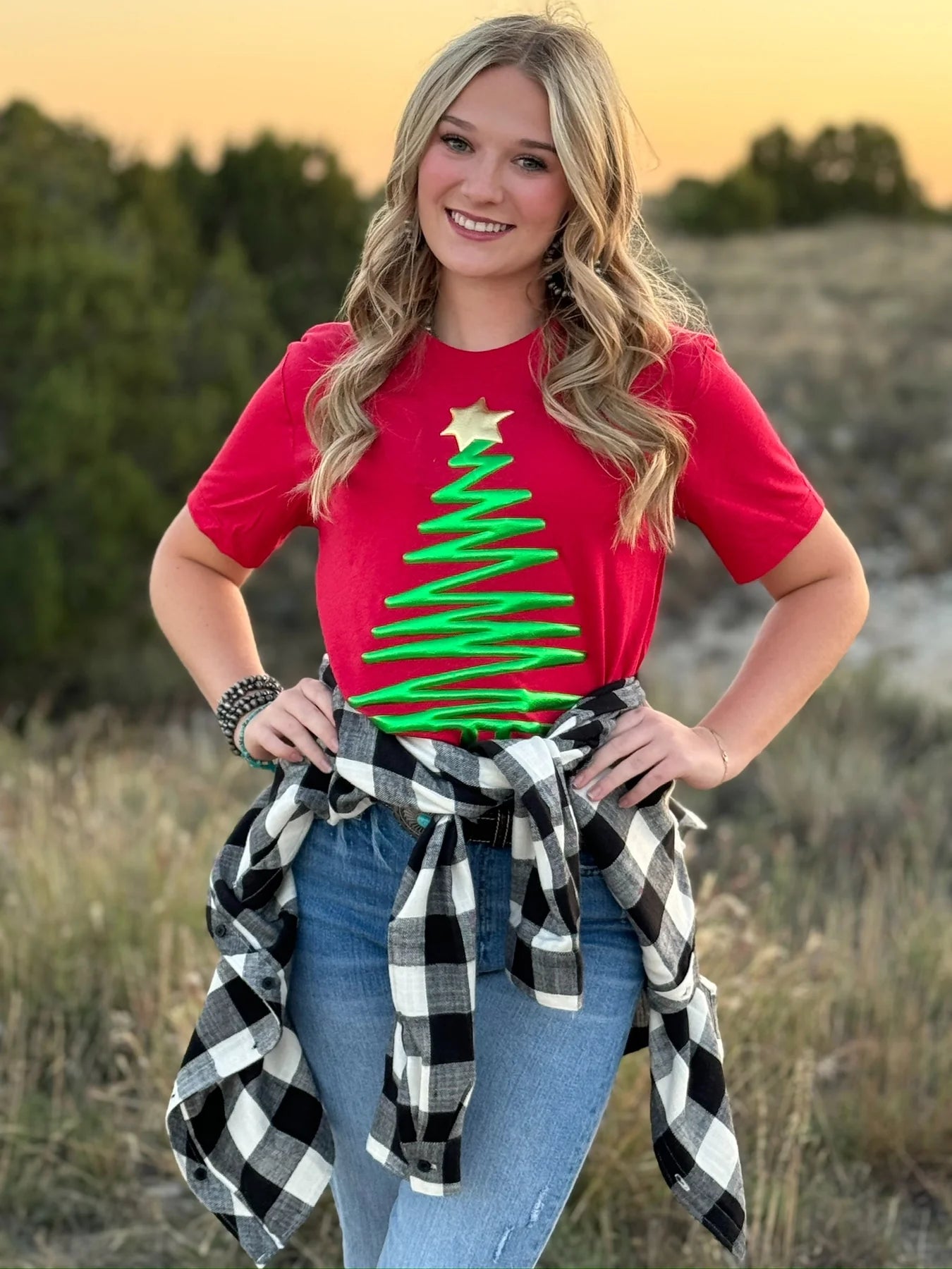 Tinsel Tree Tee