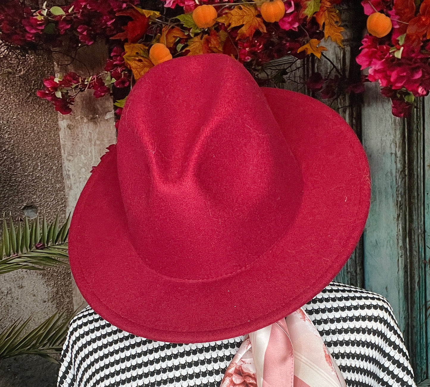 Burgundy Brillance Brim Hat