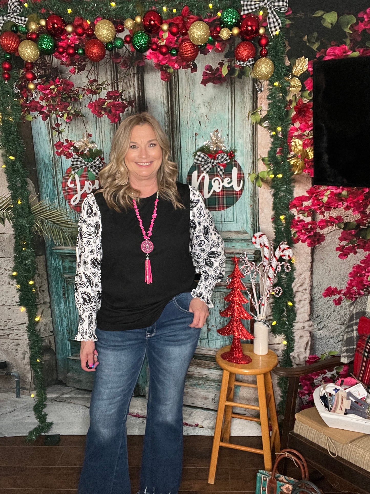 Paisley Elegance Top