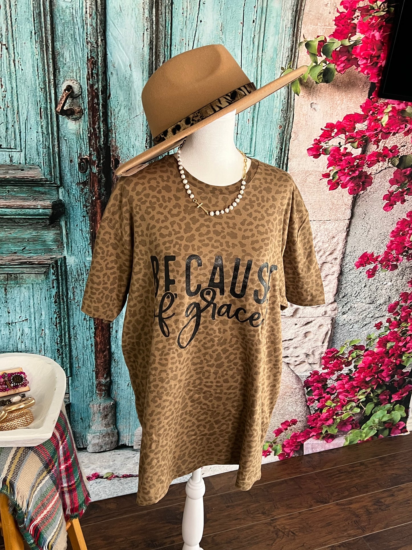 Because of Grace Graphic Tee