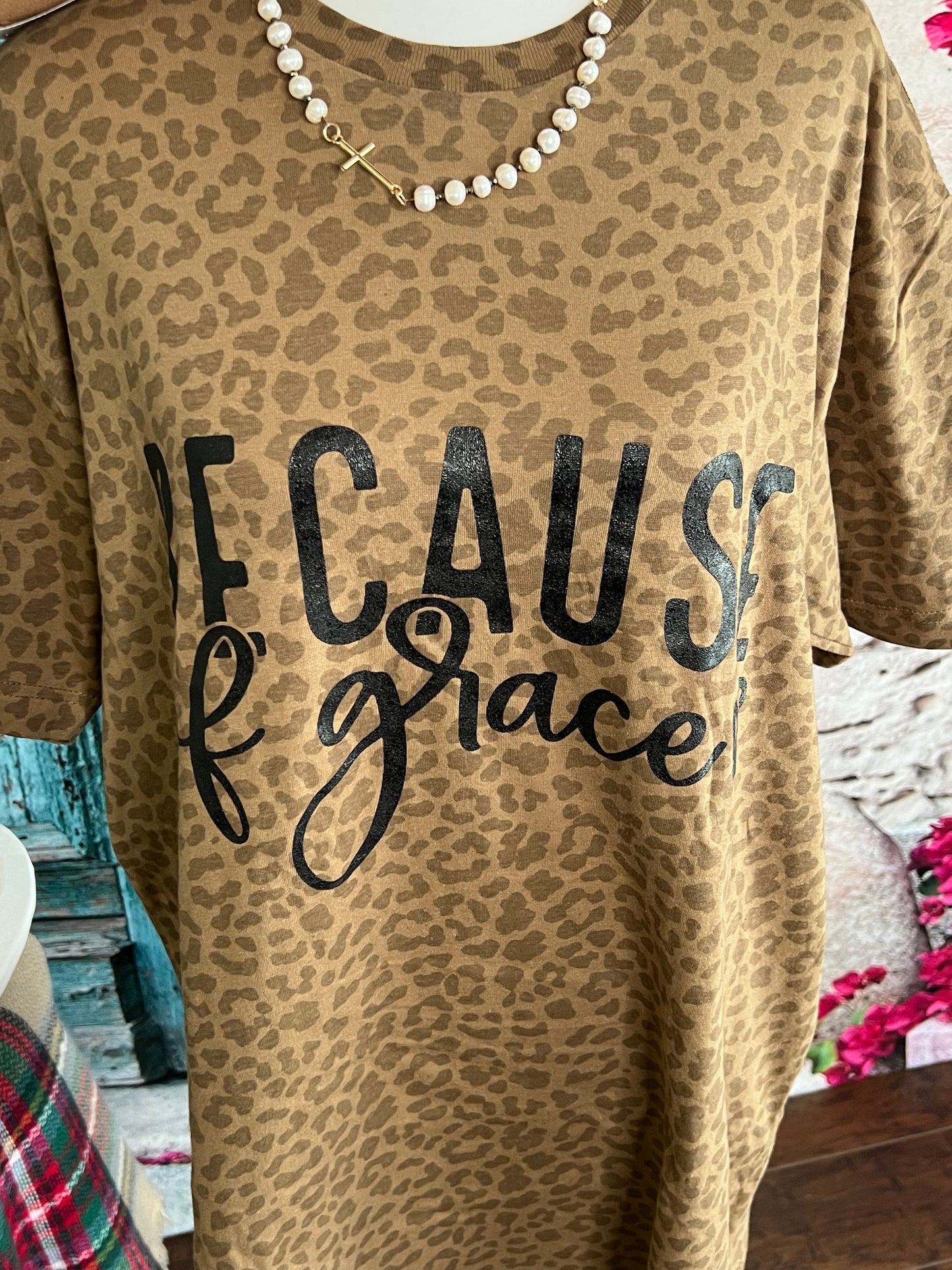 Because of Grace Graphic Tee