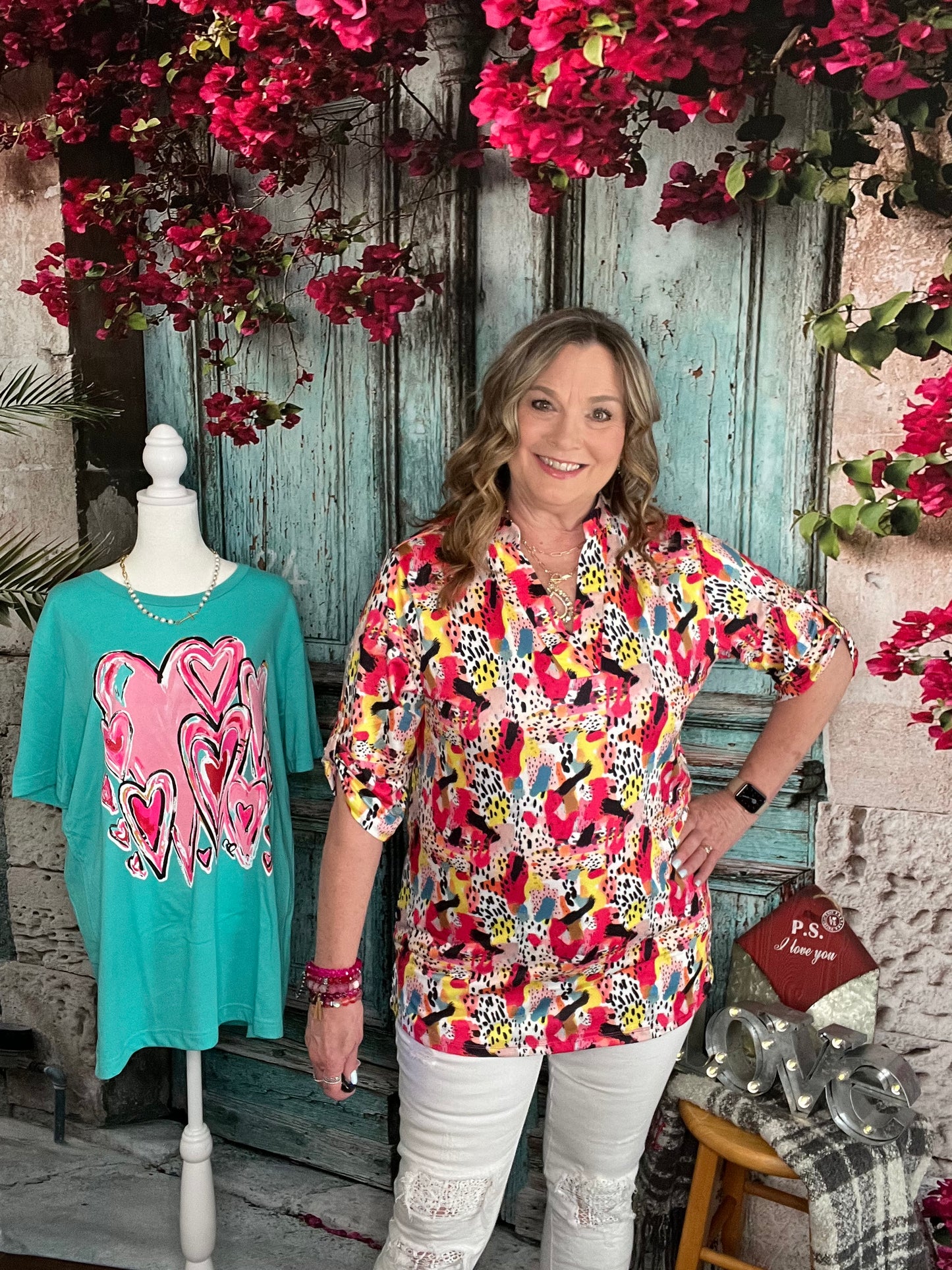 Bright PIzzaz Top