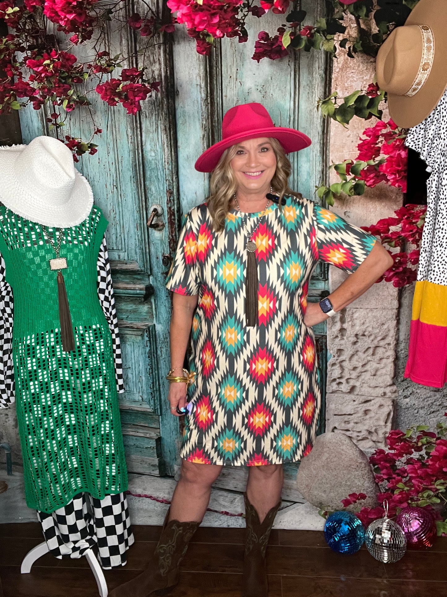 Desert Radiance Shift Dress