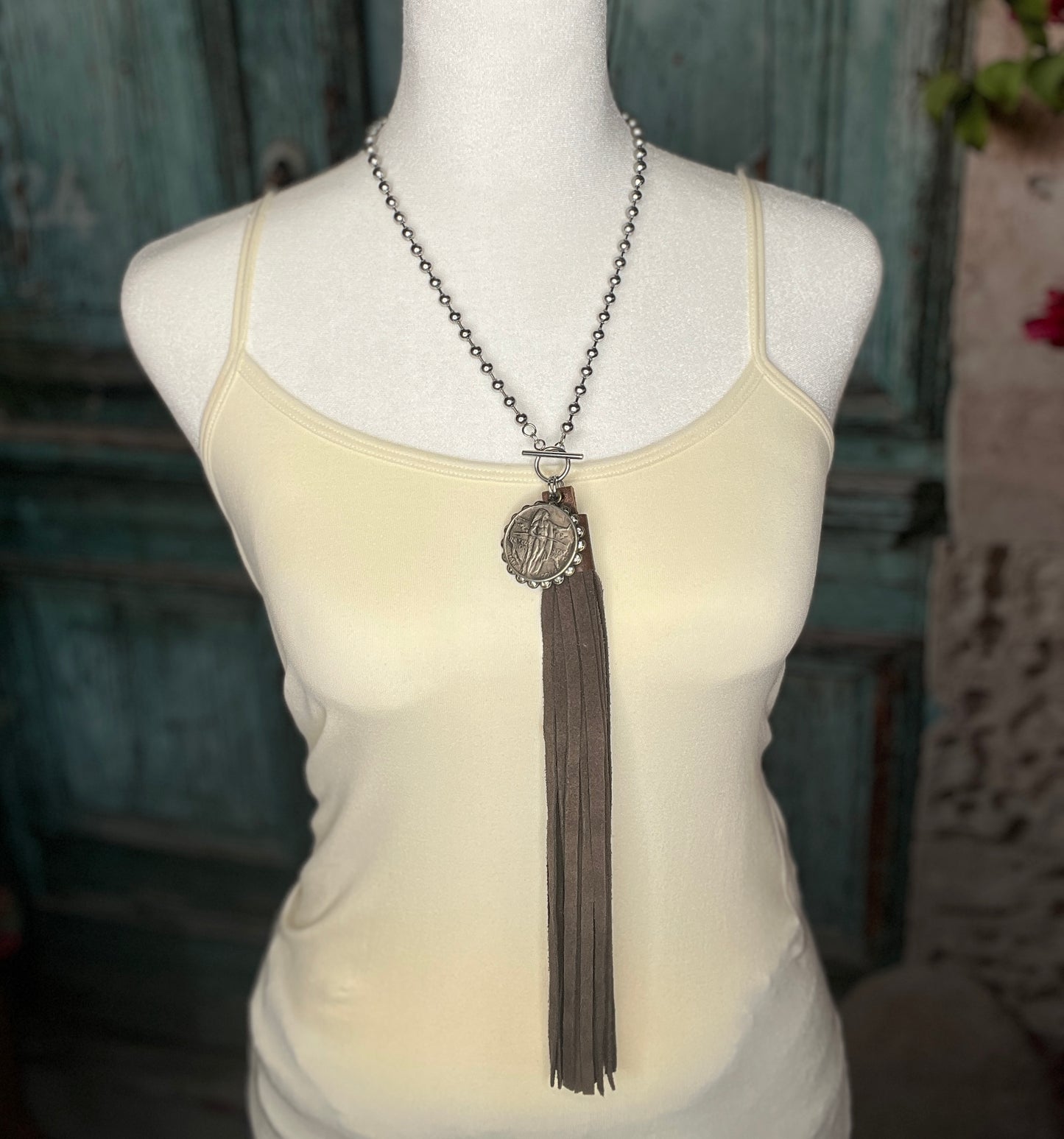 Lone Star Tassel Necklace