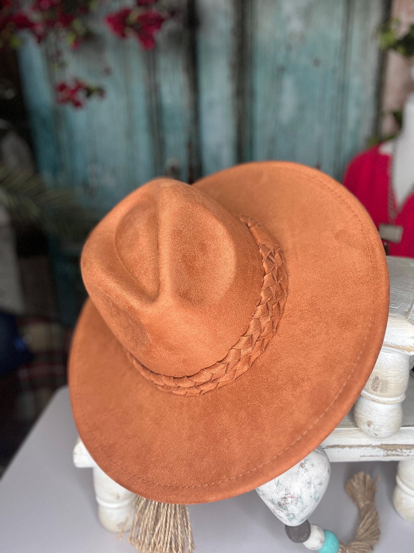 Rustic Braided Brim Hat