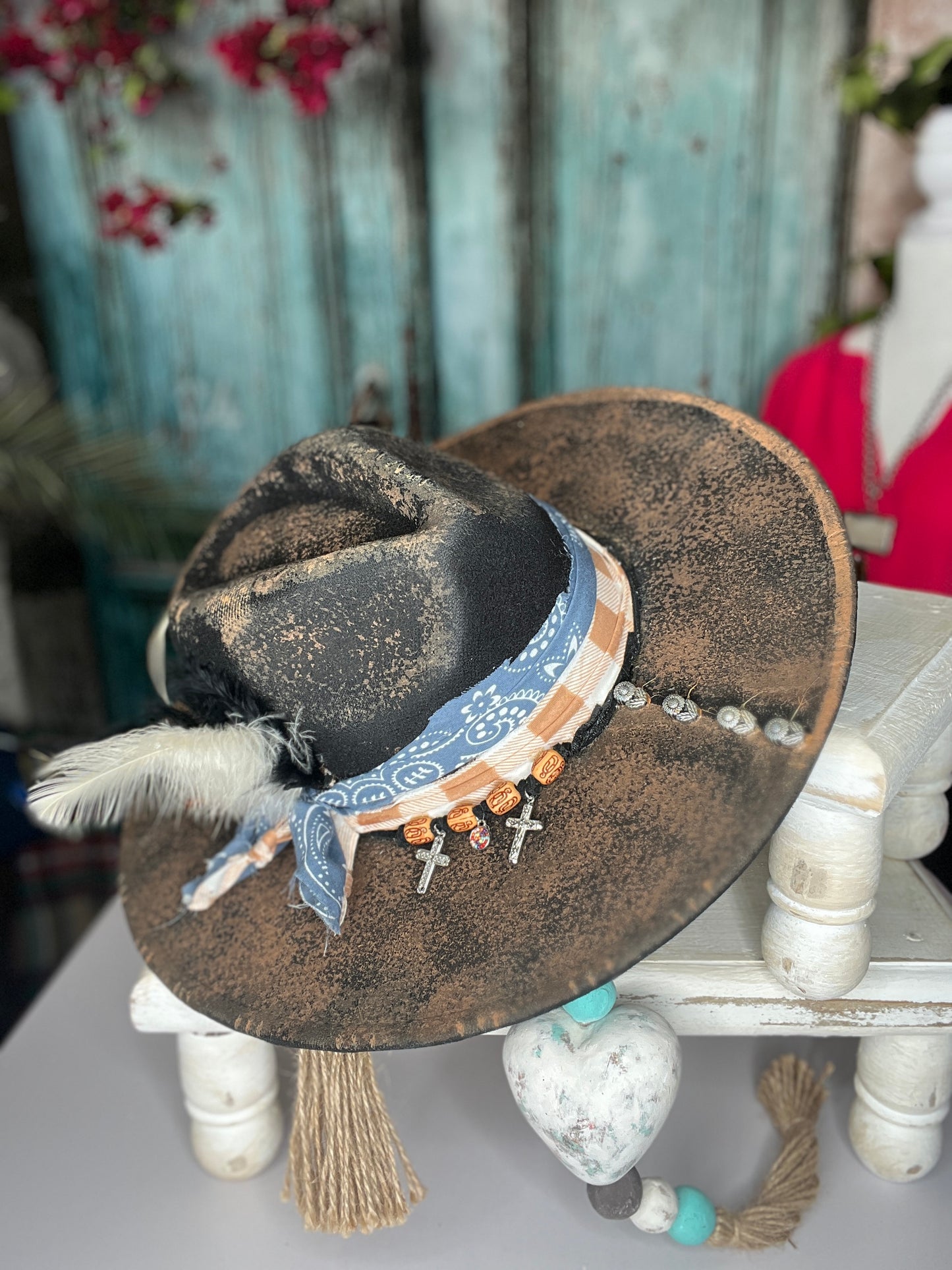 Custom Black Brim Hat