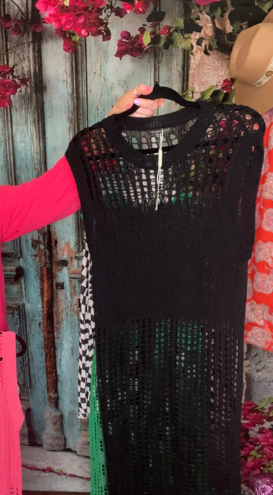 Boho Breeze Crochet Sweater