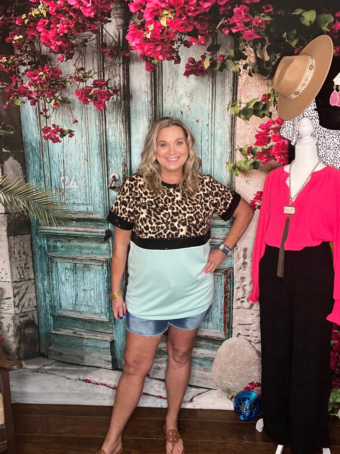 Savannah Spark Sequin Top