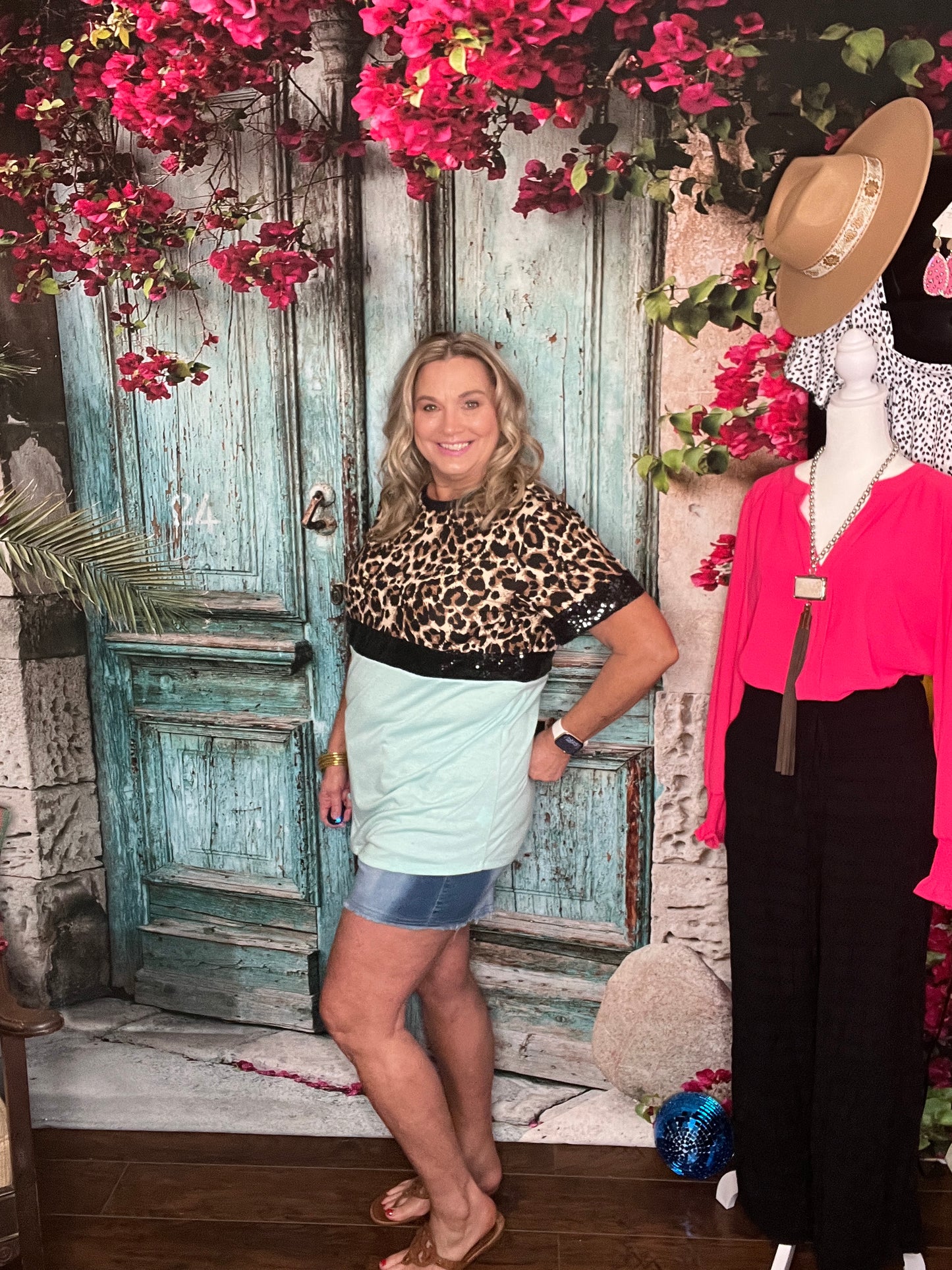 Savannah Spark Sequin Top