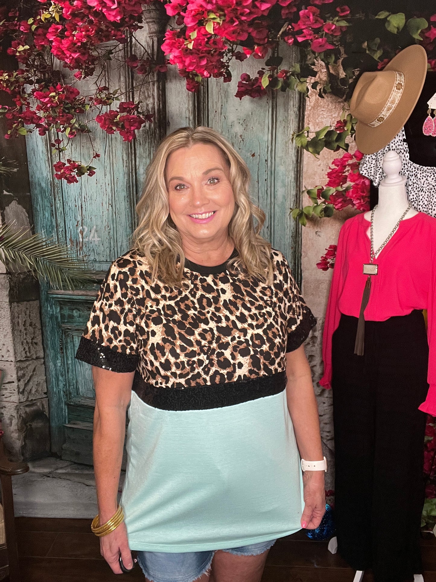 Savannah Spark Sequin Top