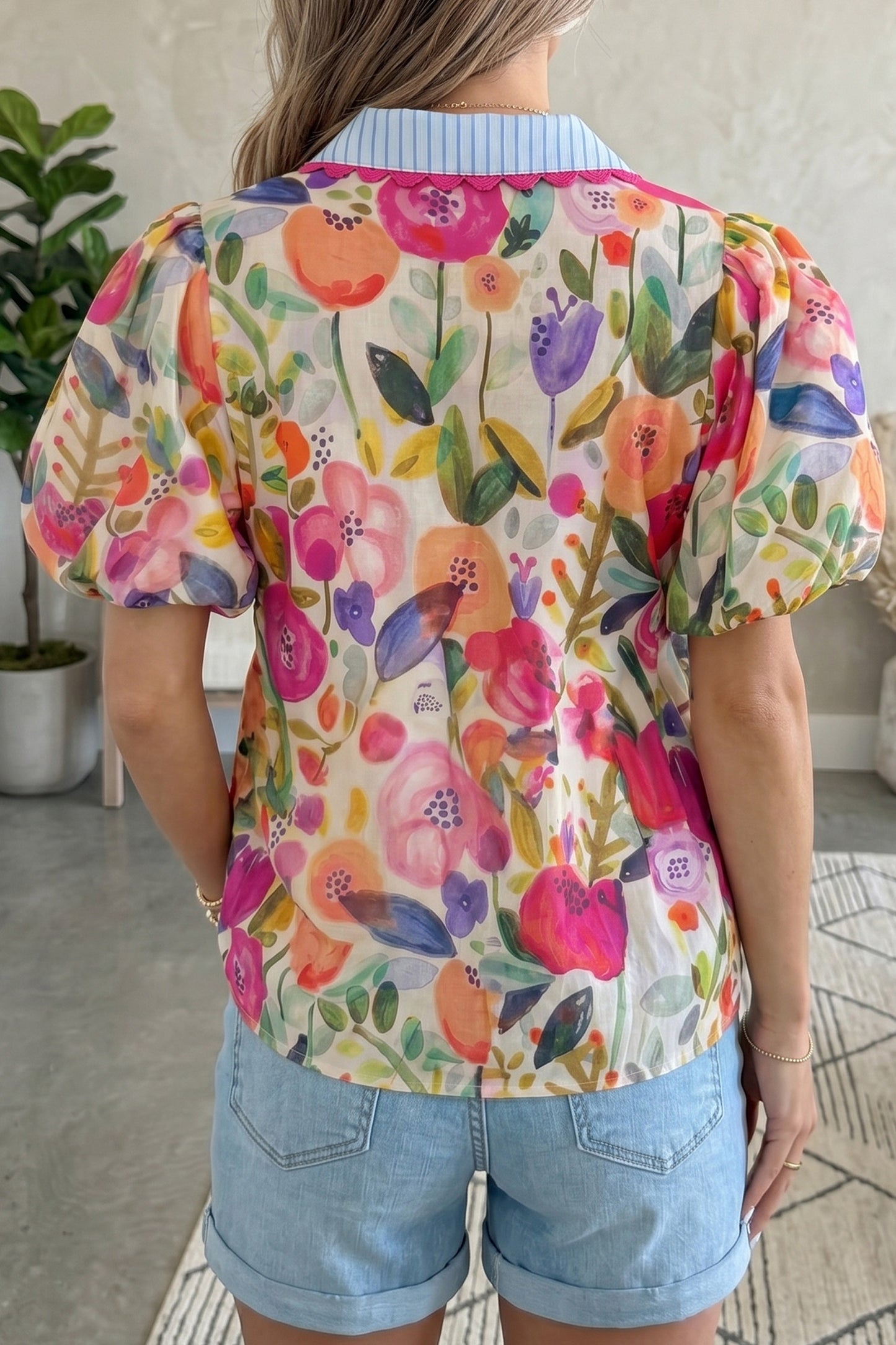 Coastal Bloom Top - PRE ORDER