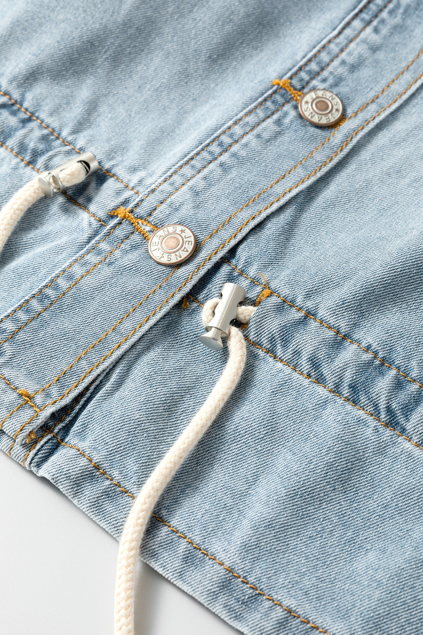 Willow Drawstring Denim Jacket - PRE ORDER