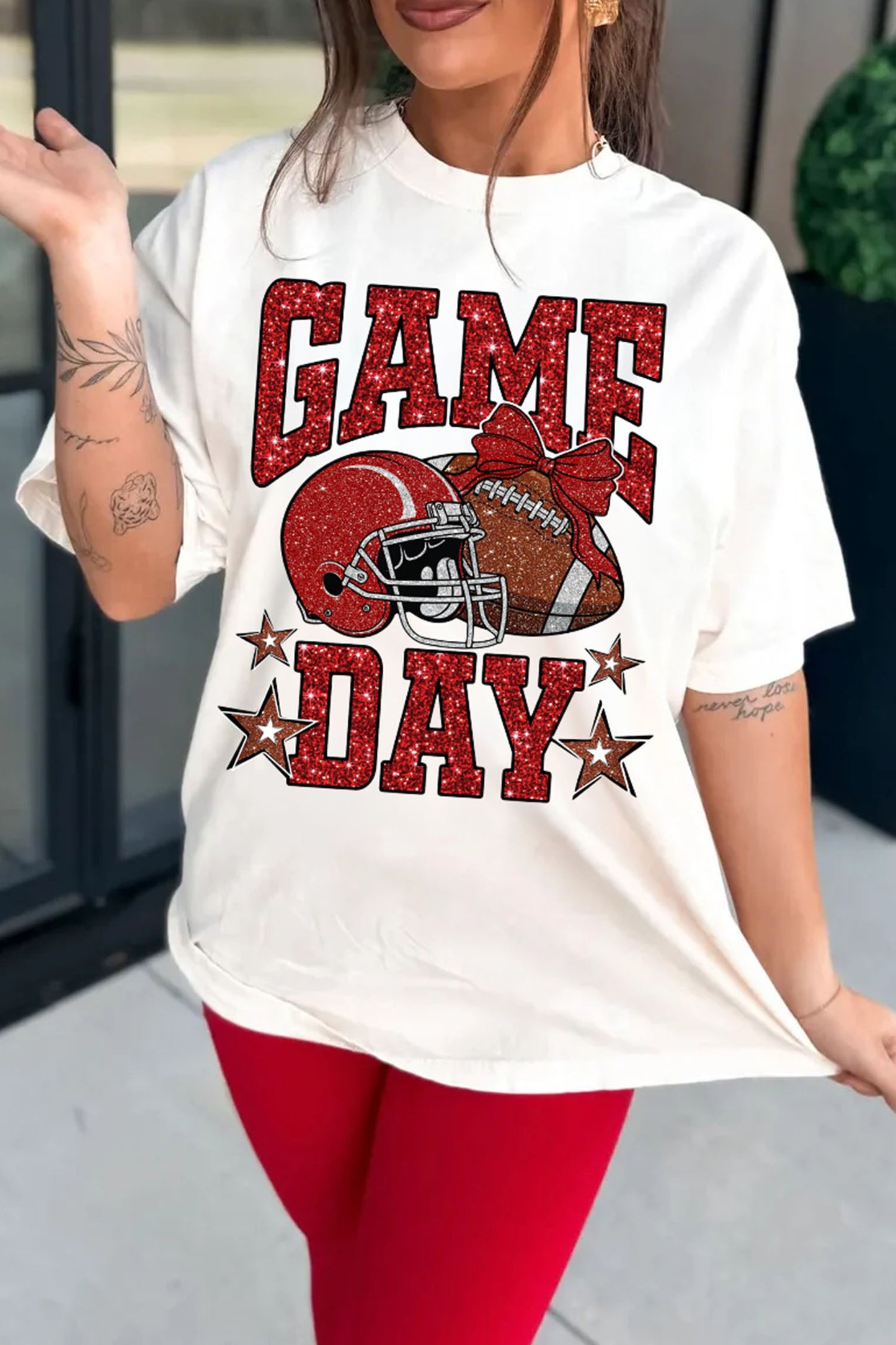 Glitter Game Day Tee - PRE ORDER