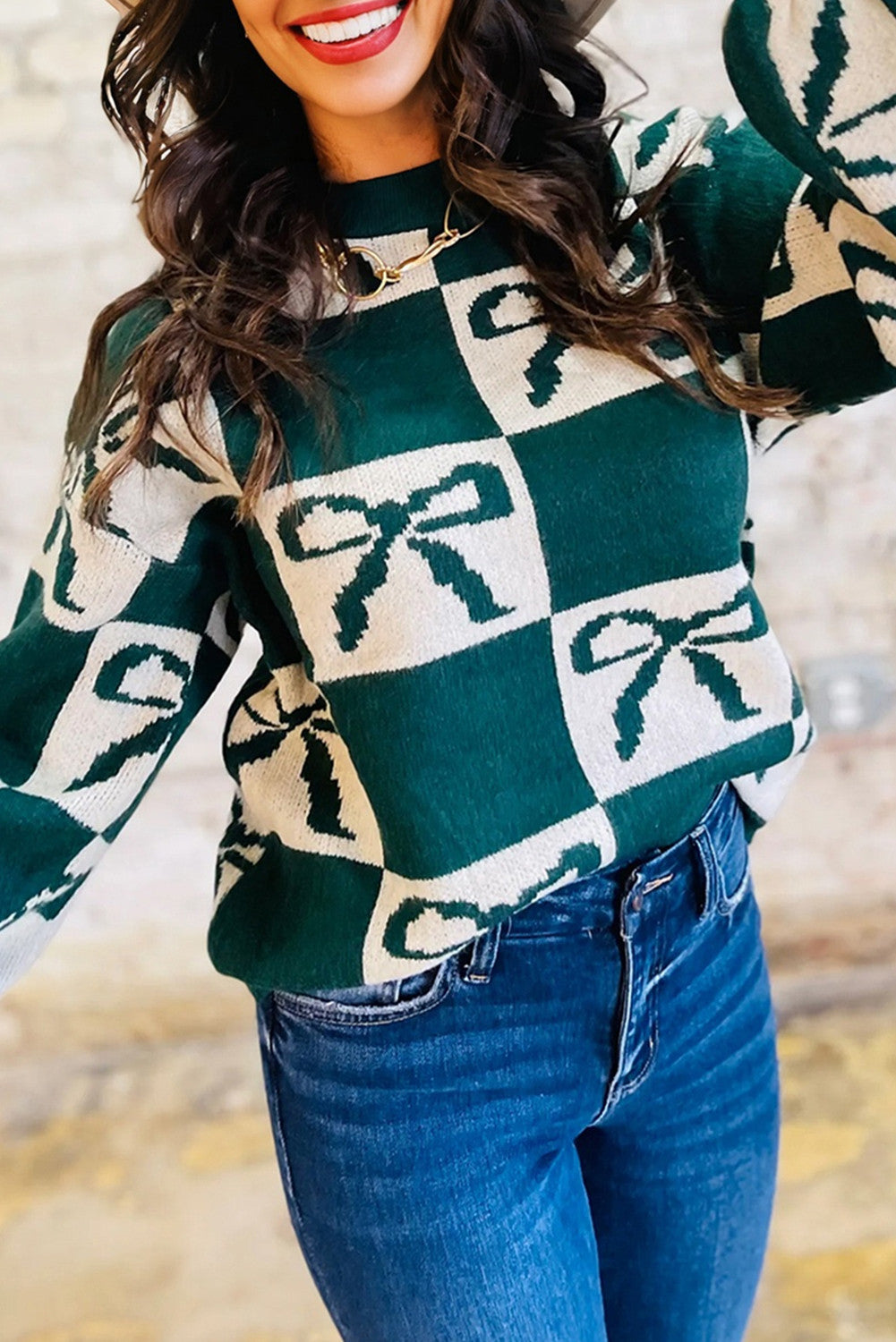 Bows & Holiday Cheer Sweater - PRE ORDER