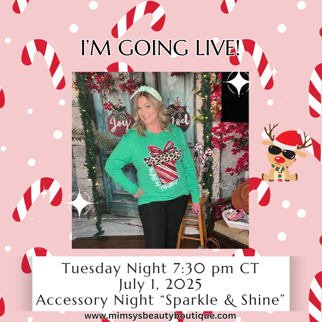 Live Sale - July 1 - Accessory Night "Sparkle & Shine"